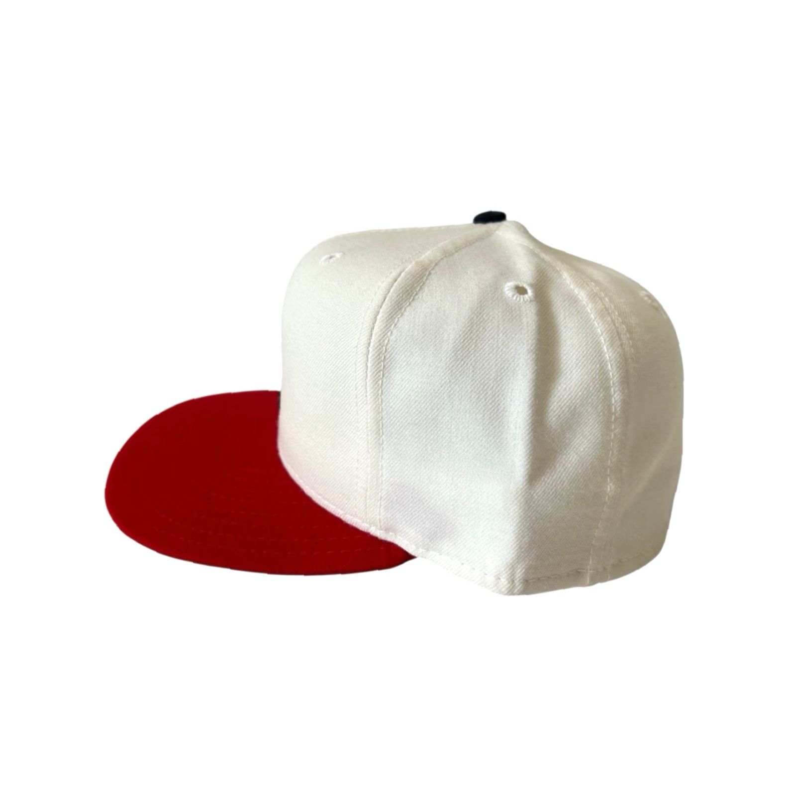 New Era VINTAGE New Era Pro Model Wool Ohio Fitted Hat Cap 7 NOS NWOT USA Men Wool White 90s USA Hats Mens Size ONE SIZE - 4 Thumbnail