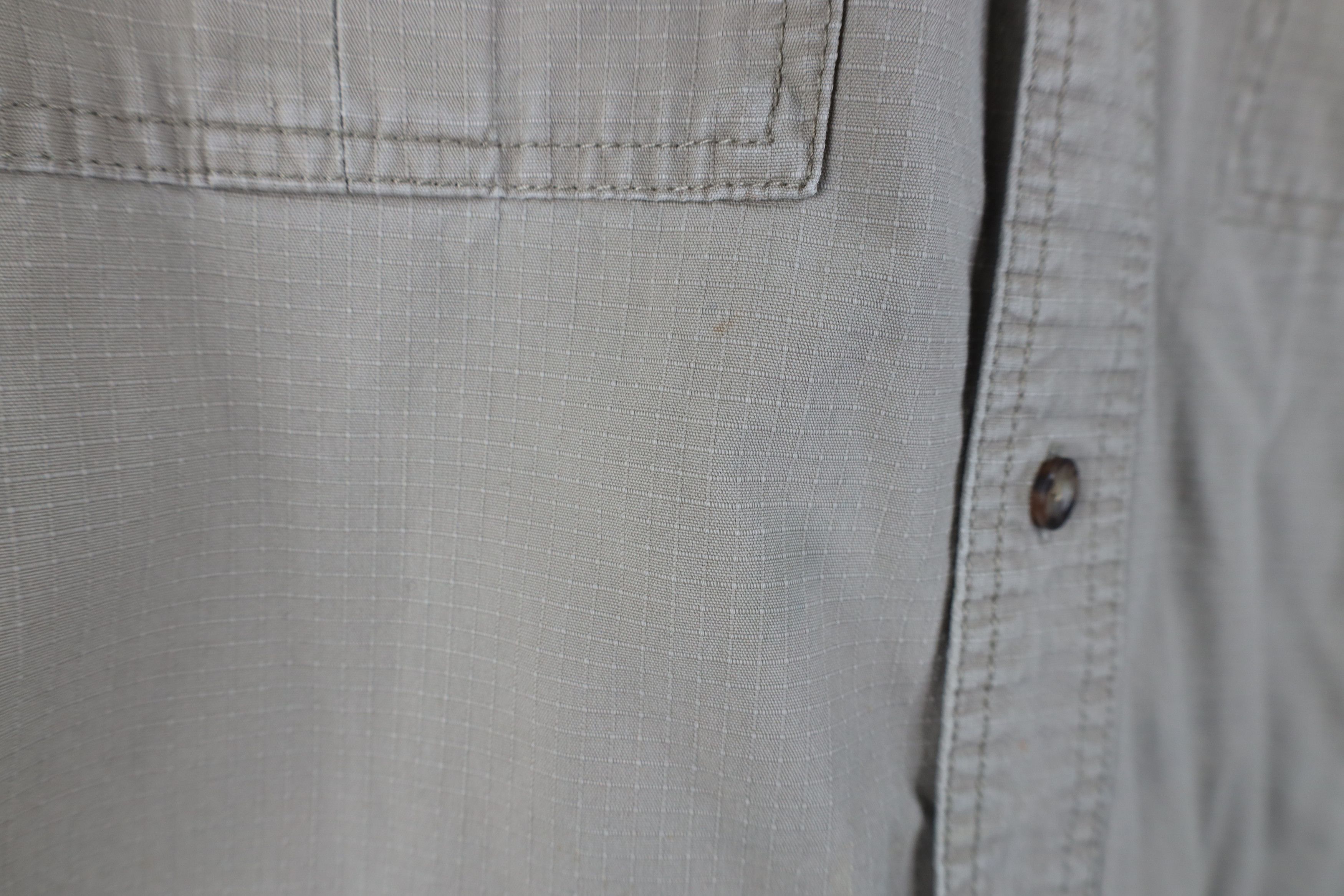 Cabelas Vintage Cabelas Ripstop Safari Bush Button Shirt Beige Size US M / EU 48-50 / 2 - 5 Thumbnail