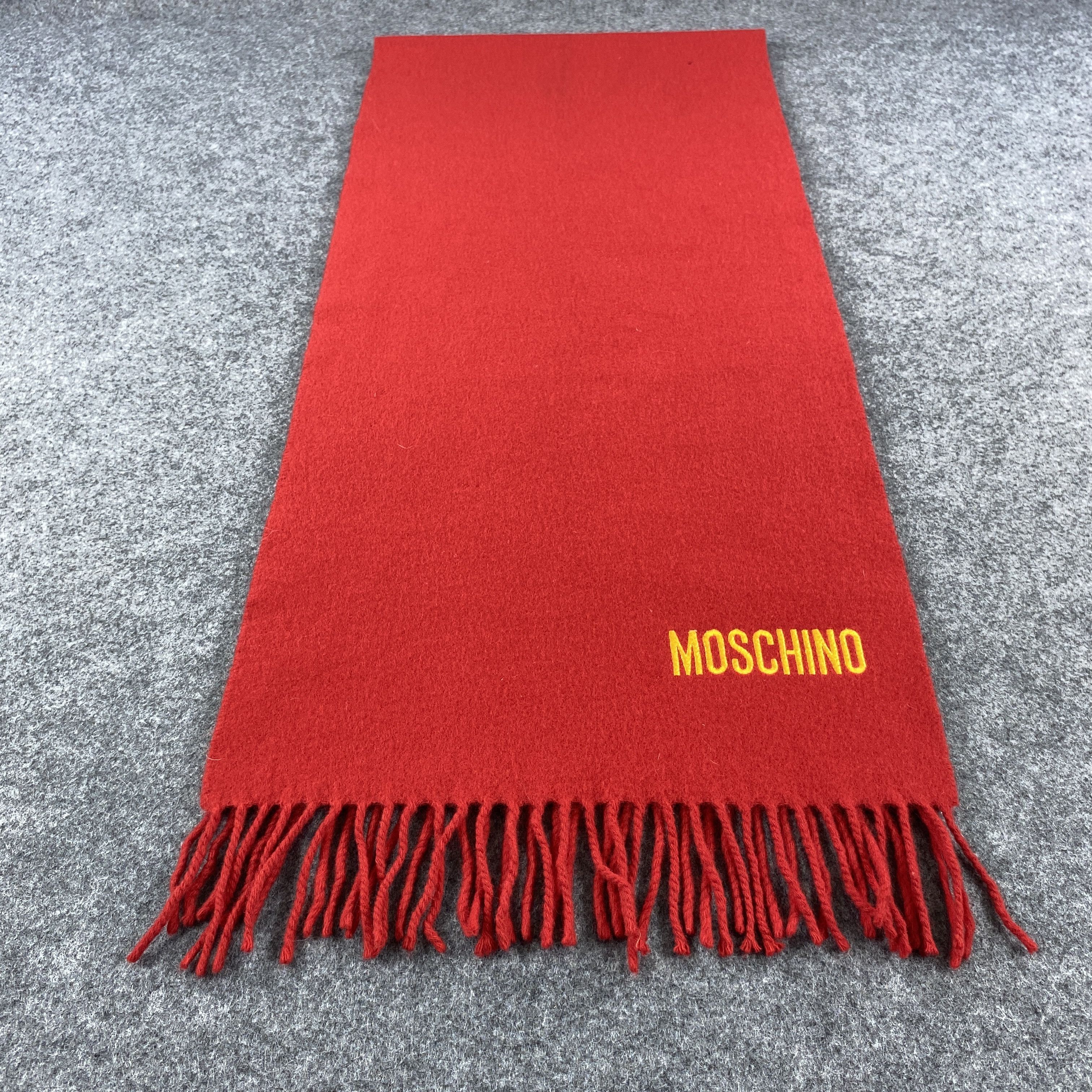 Moschino × Vintage GF10398 Moschino Scarf Neck Wear Muffler Size ONE SIZE - 4 Thumbnail