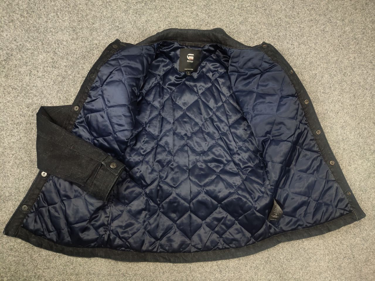 G-Star G Star Raw 3301 Lining Overshirt Blue Denim Vintage Jacket Size US S / EU 44-46 / 1 - 14 Thumbnail