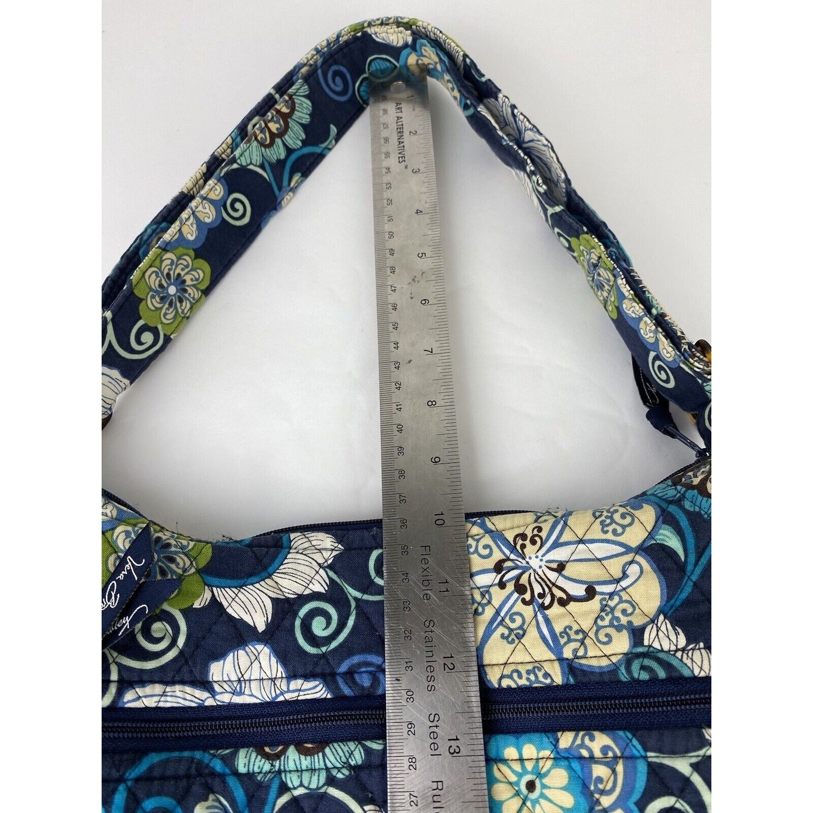 Vera Bradley Vera Bradley Mod Floral Blue Quilted Shoulder Bag Tote Purse Size ONE SIZE - 12 Thumbnail