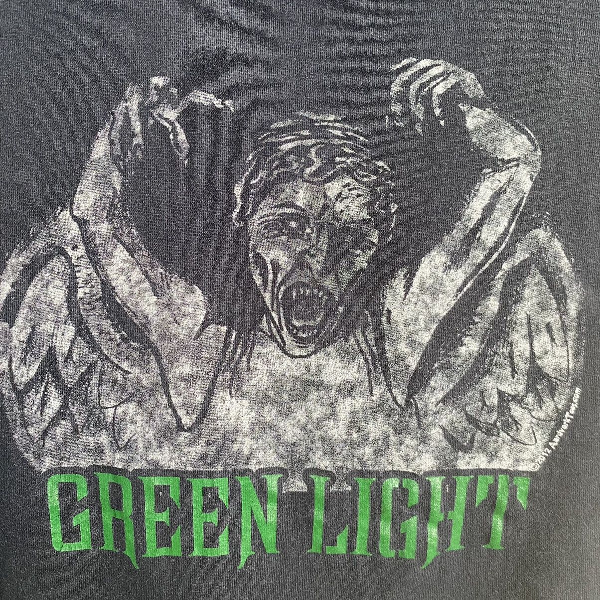 Gildan Thrashed Faded Vintage 2012 Red Light Angel ERD GRUNGE TEE Size US M / EU 48-50 / 2 - 5 Thumbnail