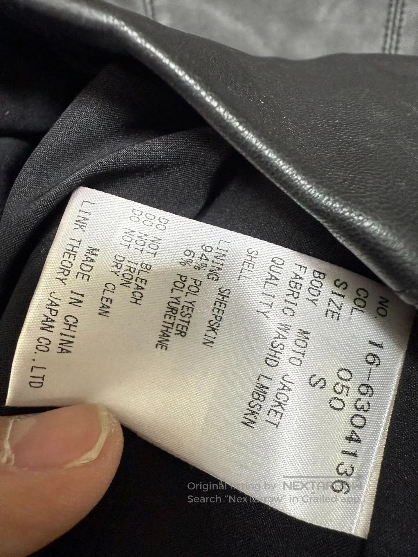 Helmut Lang black leather motorcycle jacket size S. Size US S / EU 44-46 / 1 - 7 Thumbnail