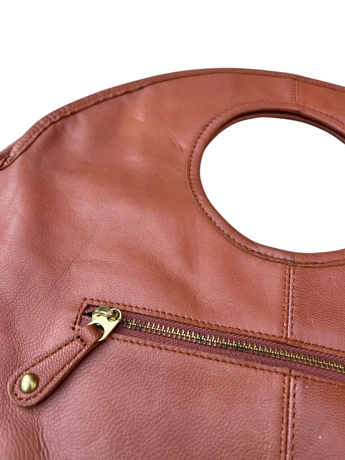Leather Kununurra Sheep leather Round Bag Size ONE SIZE - 14 Thumbnail