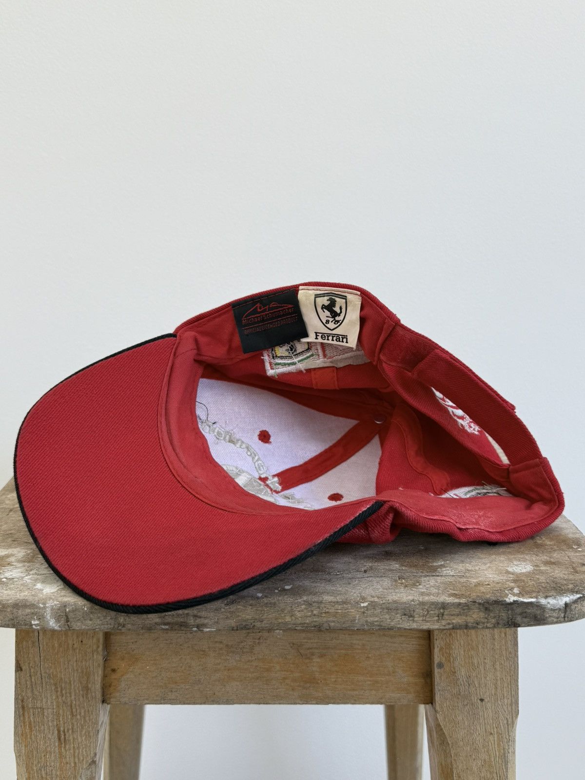 Ferrari Vintage Ferrari Marlboro Michael Schumacher Cap Hat Size ONE SIZE - 12 Thumbnail