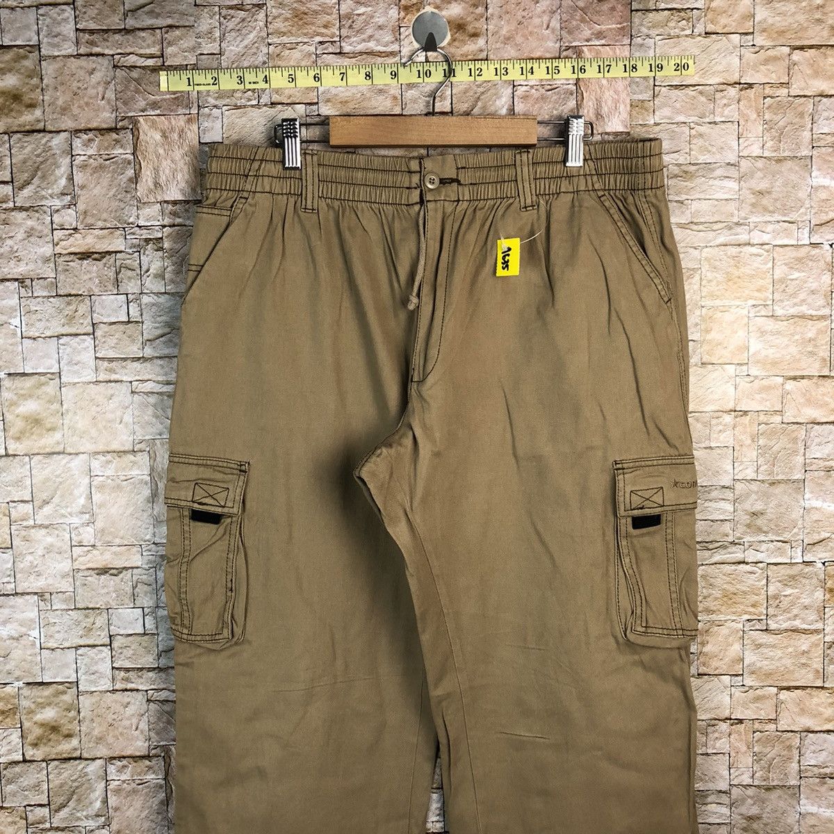 Converse Converse Brown Cargo jogger utility Multipocket Pants #A635 Size US 33 - 2 Thumbnail