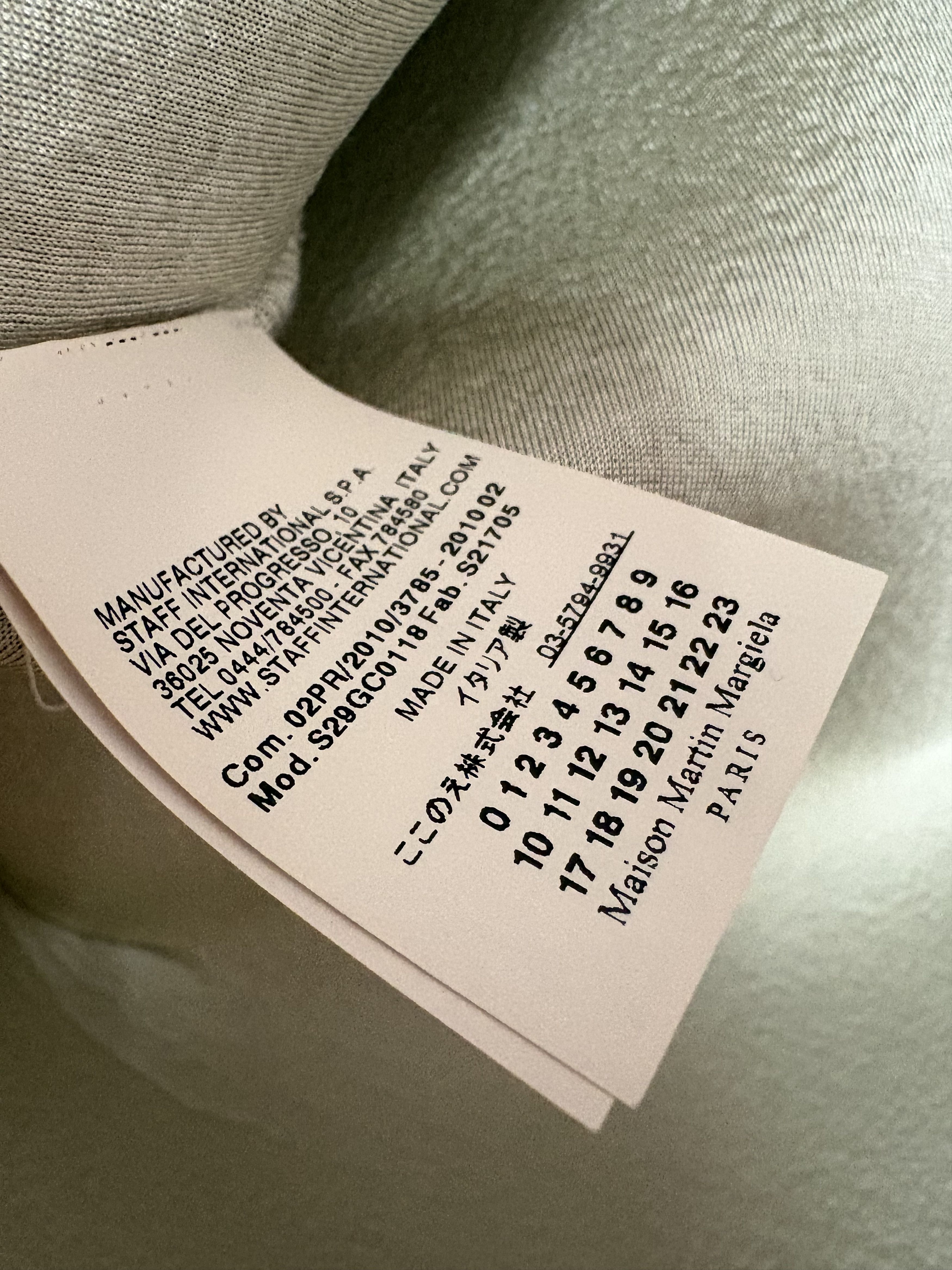 Maison Margiela Neoprene-style grey sweatshirt Size US M / EU 48-50 / 2 - 5 Thumbnail
