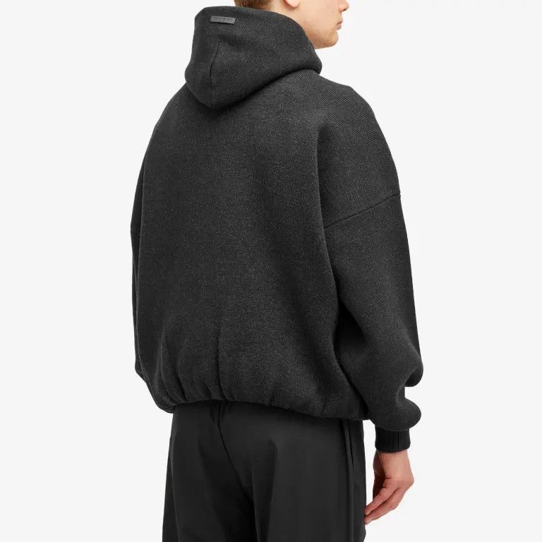 Fear of God o1s22i1n1024 Hooded Knit Sweatshirt in Black Size US M / EU 48-50 / 2 - 3 Thumbnail