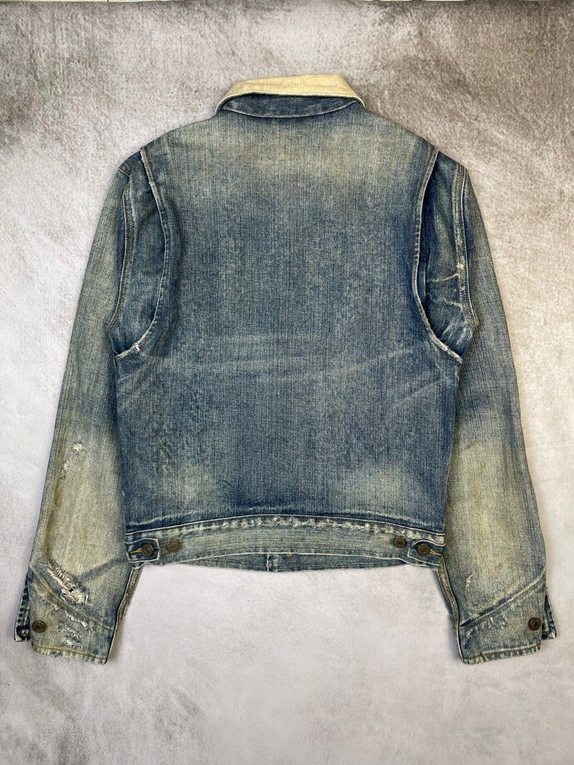 Polo Ralph Lauren Polo Rl denim Trucker distressed vintage Size US XS / EU 42 / 0 - 7 Thumbnail