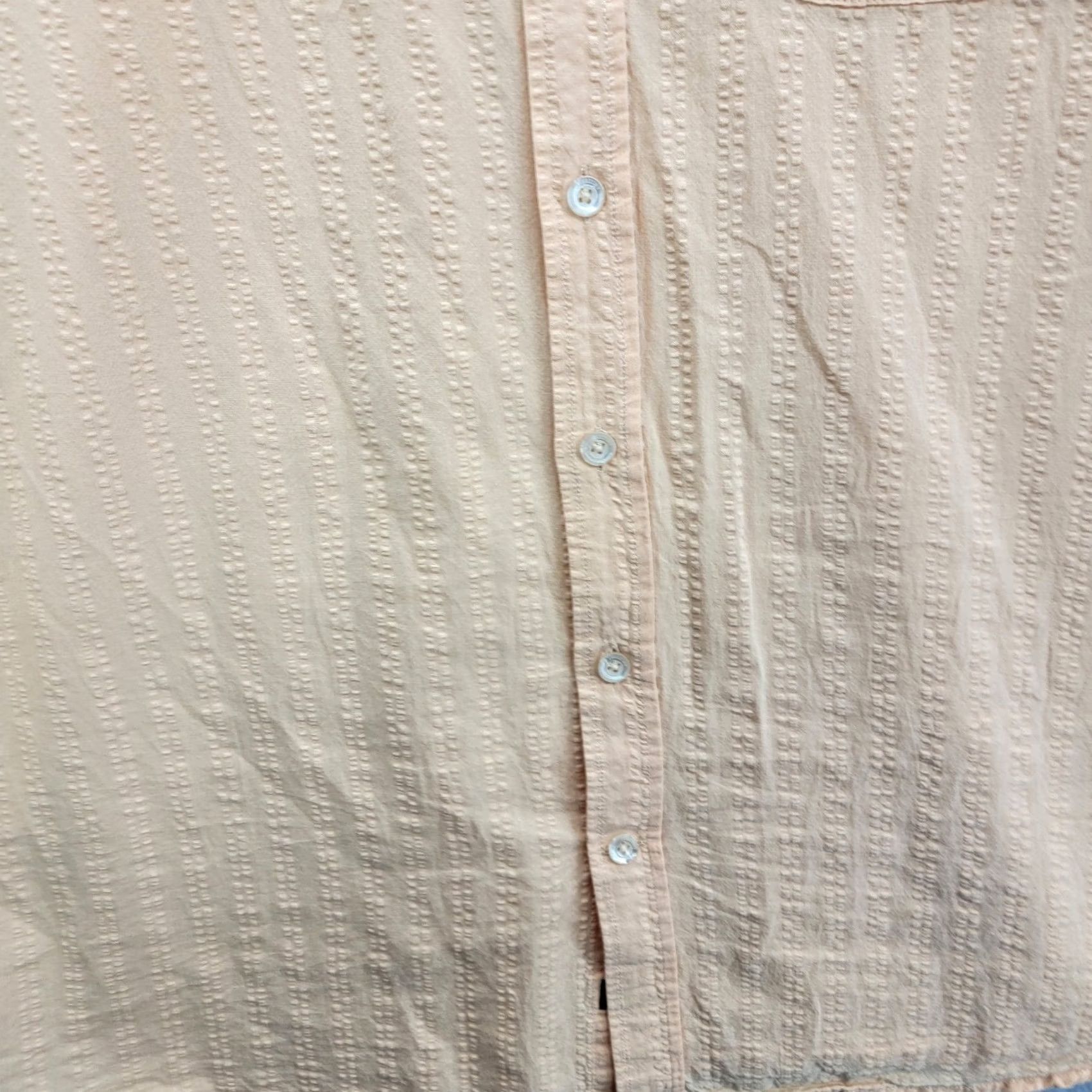 The Territory Ahead The Territory Ahead Shirt Mens LT Short Sleeve Button Up Peach Window Pane Size US L / EU 52-54 / 3 - 4 Thumbnail
