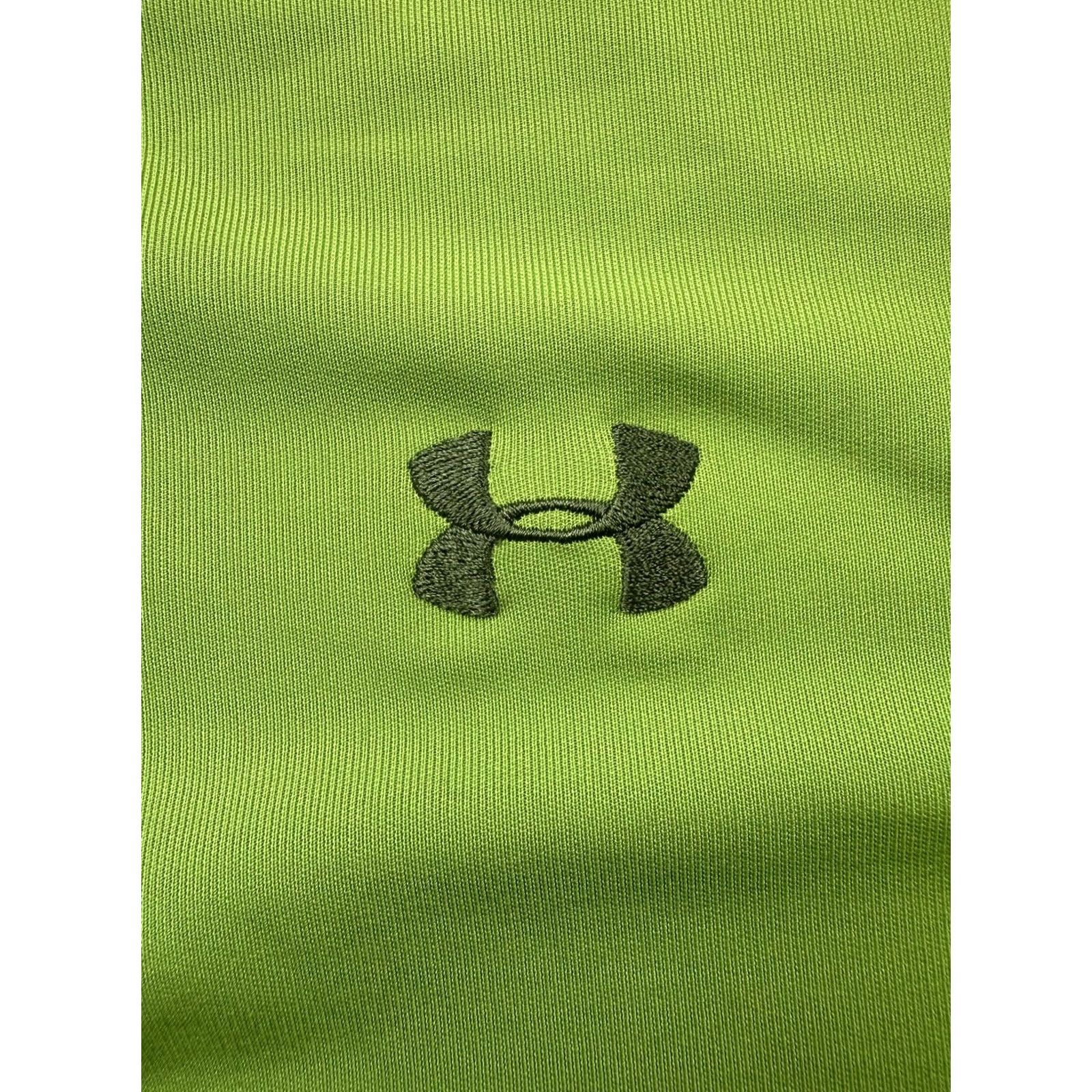 Under Armour Under Armour Polo Shirt Mens M Green Solid HeatGear Golf Performance Knit Shirt Size US M / EU 48-50 / 2 - 6 Thumbnail