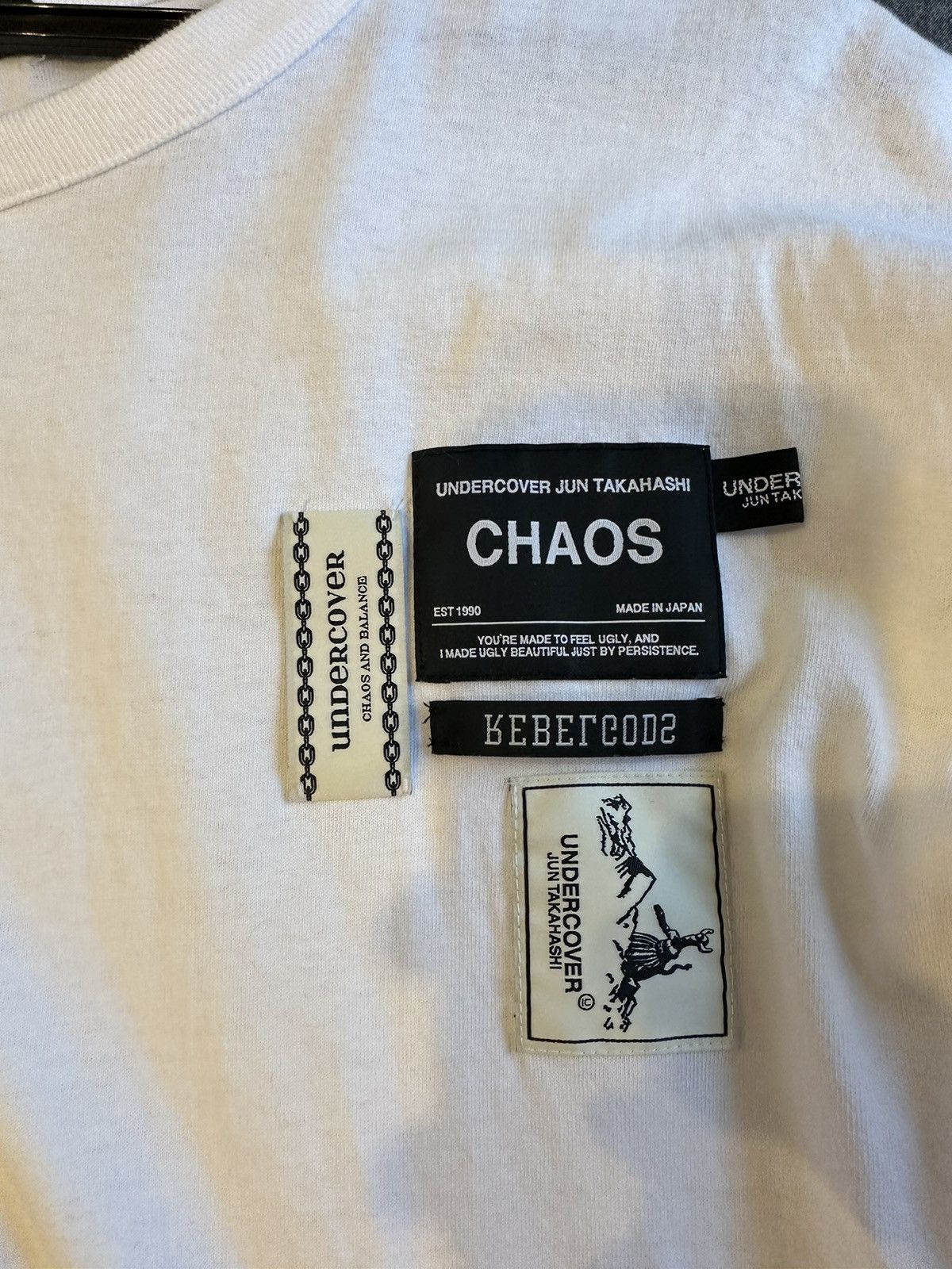 Undercover Chaos white shirt Size US L / EU 52-54 / 3 - 3 Thumbnail