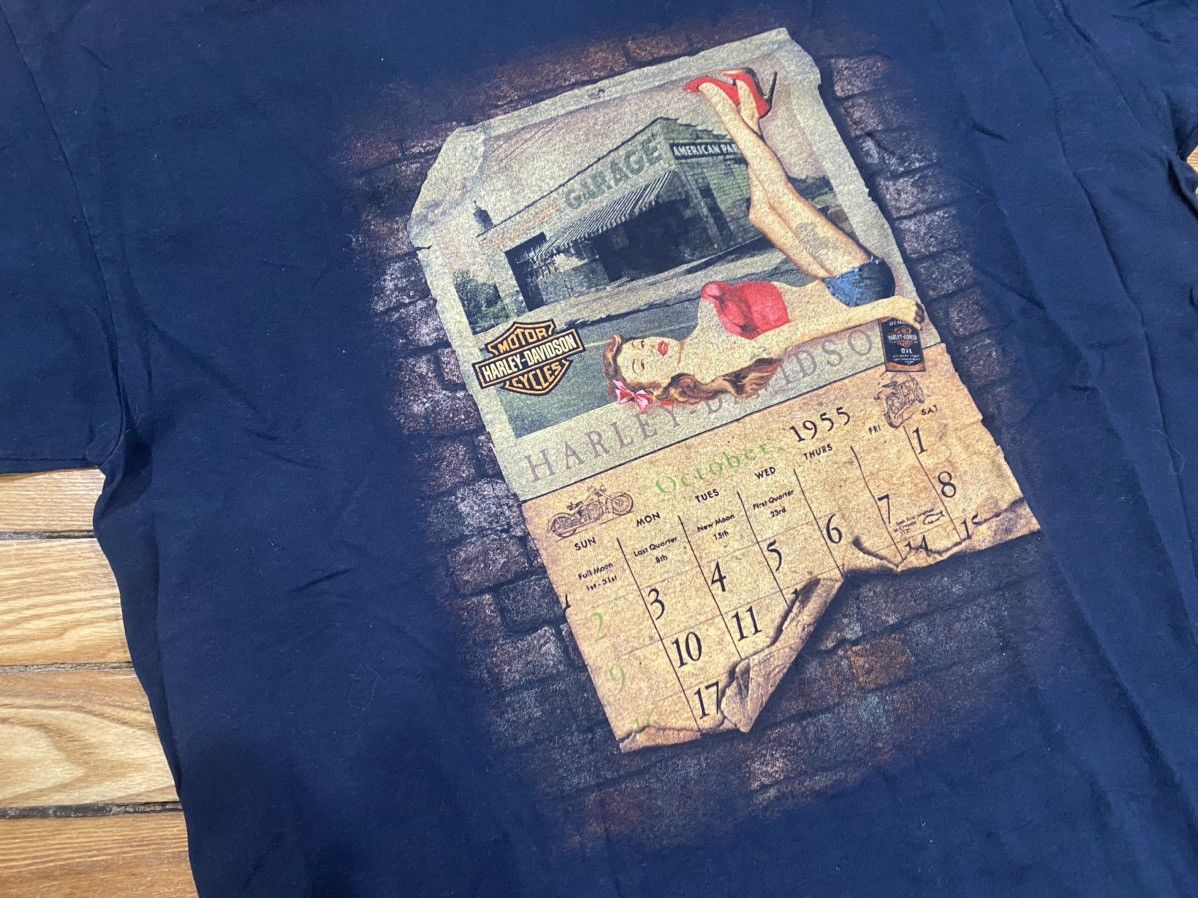 Harley Davidson × Vintage HD Atlanta Georgia XL pinup Tshirt Size US XL / EU 56 / 4 - 2 Thumbnail