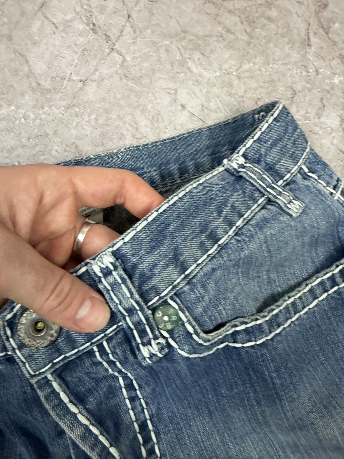 True Religion Vintage True Religion Billy Big T Denim Baggy Jeans Y2K Size US 34 / EU 50 - 8 Thumbnail