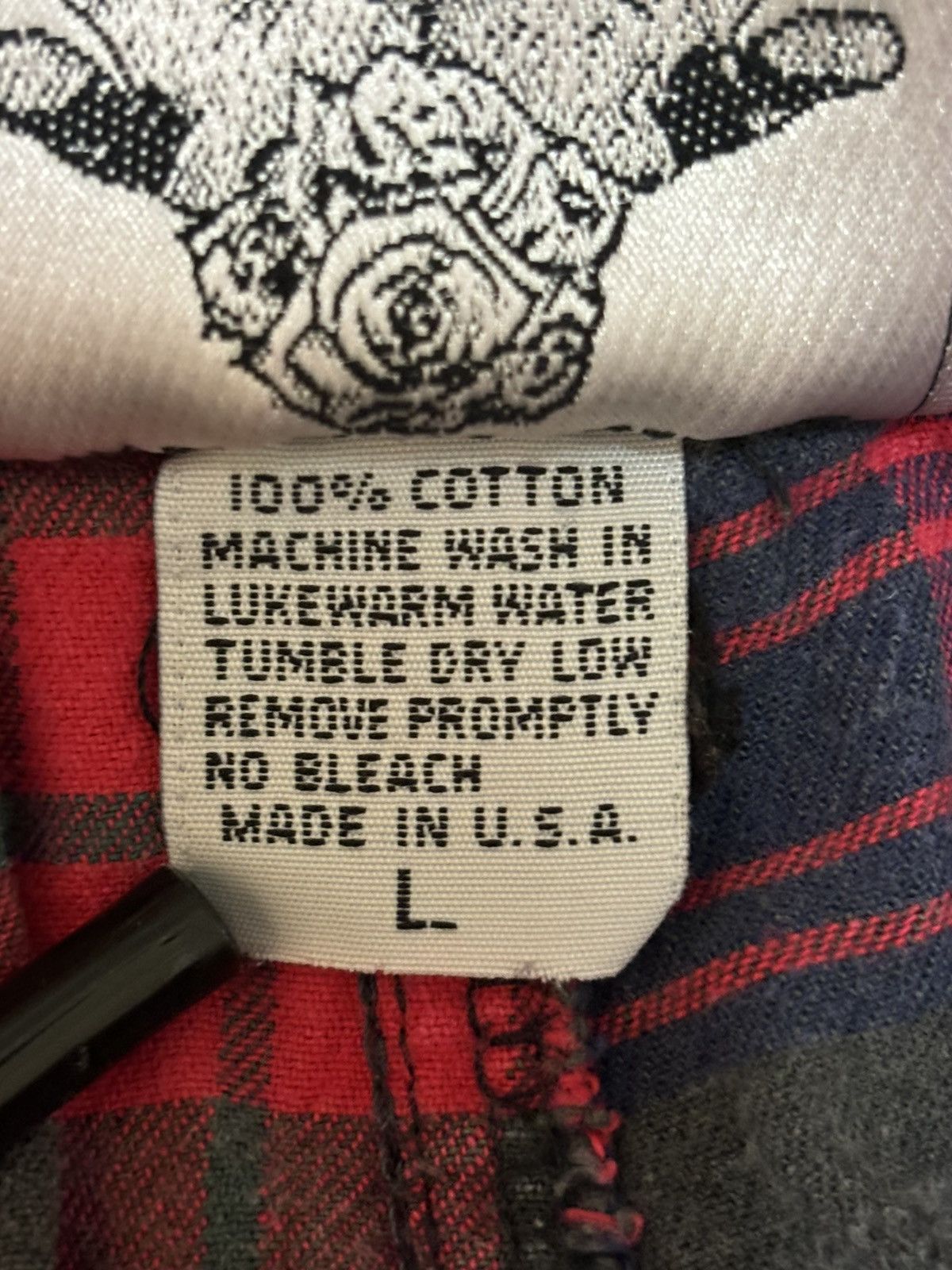 Vintage Rare Vintage 90s Anarchic Adjustment plaid tartan black red Size US 30 / EU 46 - 4 Thumbnail