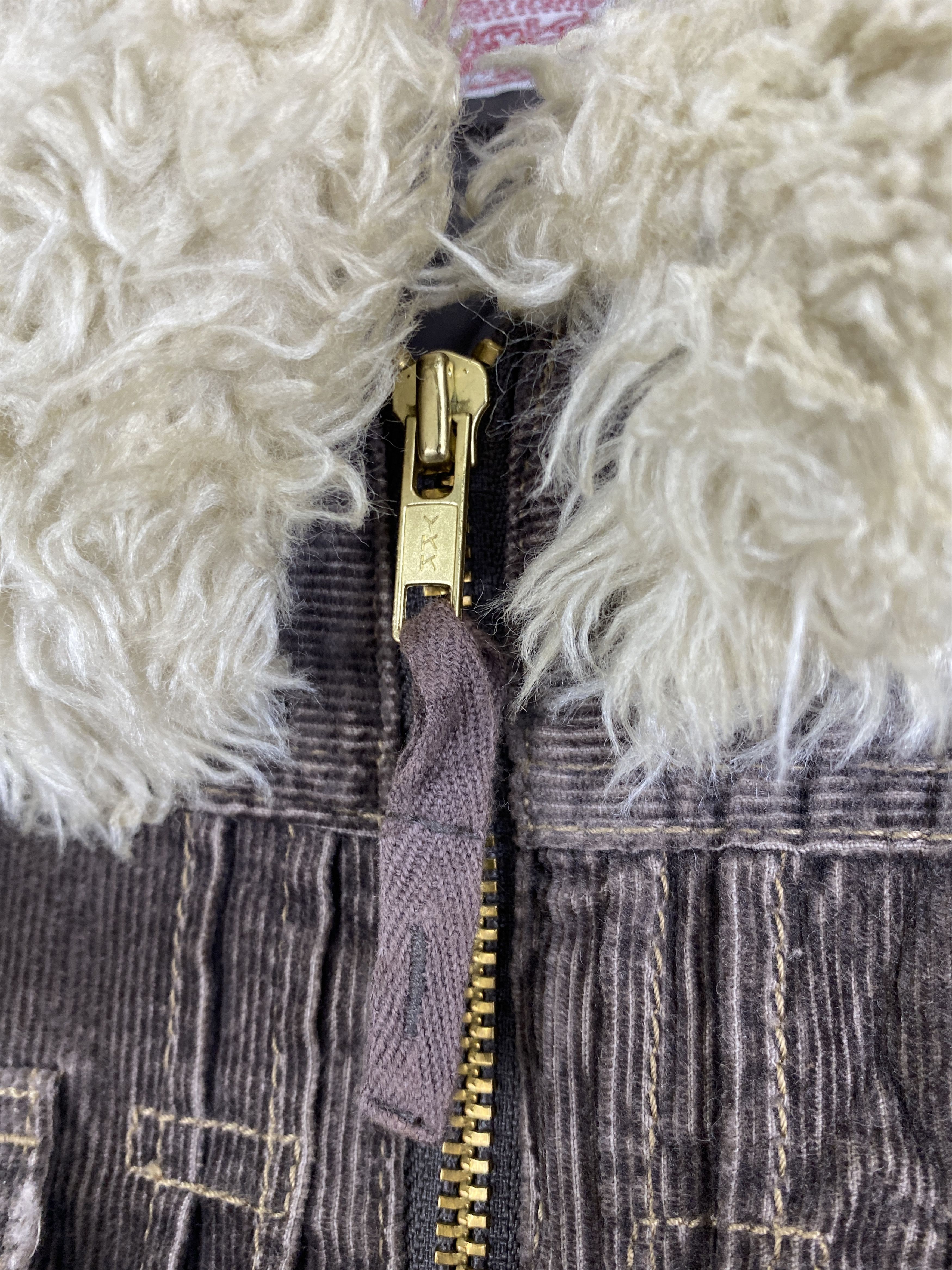 Levi's Levis Redloop Trucker Hunting Jacket Corduroy Sherpa J2019 Size US XS / EU 42 / 0 - 9 Thumbnail