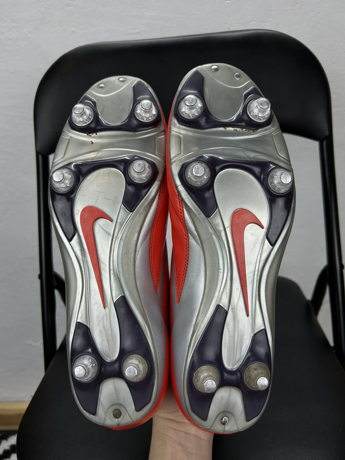 Nike × Vintage 2008 Nike Mercurial Veloci V SG vintage soccer boots Sz 41,5 Size US 9.5 / EU 42-43 - 7 Thumbnail