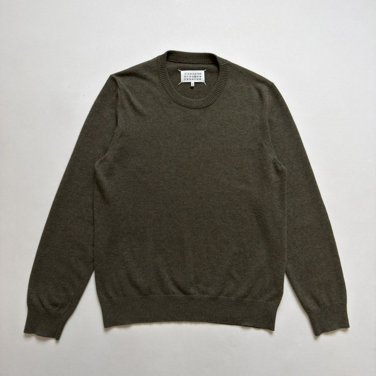 Maison Margiela A/W 16 Moss Green Wool Sweater Size US M / EU 48-50 / 2 - 2 Thumbnail