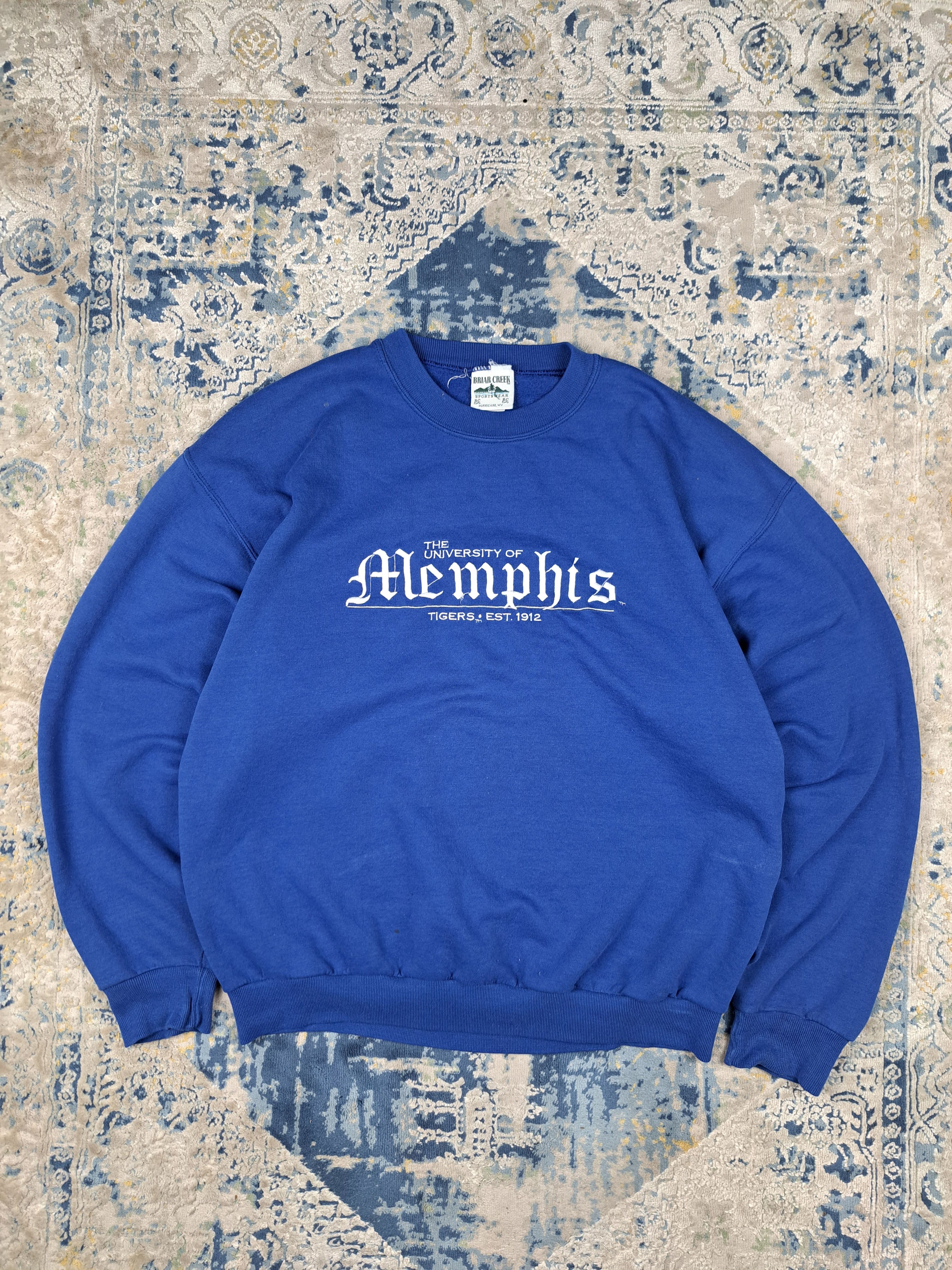 Vintage Vintage 90s Memphis Tigers University College Sweatshirt Size US L / EU 52-54 / 3 - 1 Thumbnail