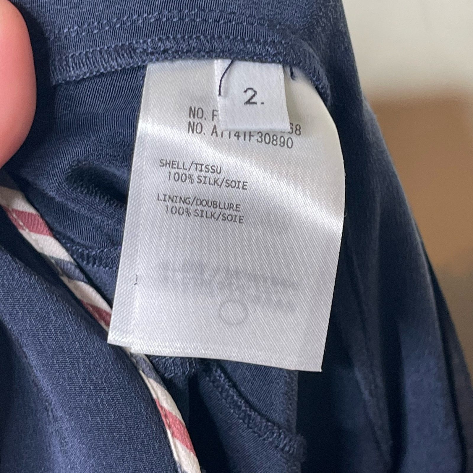 Thom Browne Thom Browne Norfolk High Waist Trouser Navy Blue Womens 2 Size 26" / US 2 / IT 38 - 9 Thumbnail