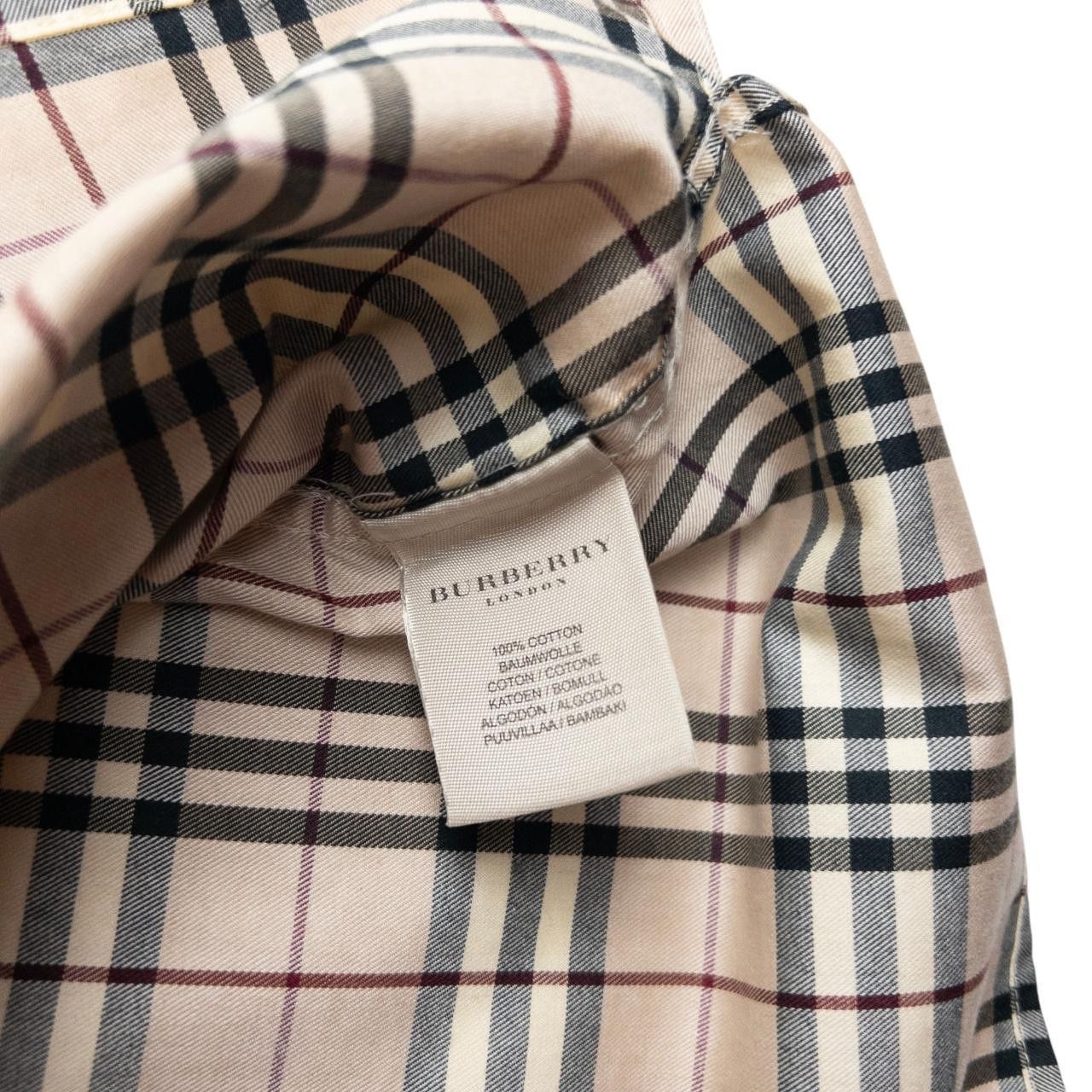 Burberry Vintage Burberry Nova Check Short Sleeve Button Up Shirt XS Size US XS / EU 42 / 0 - 7 Thumbnail