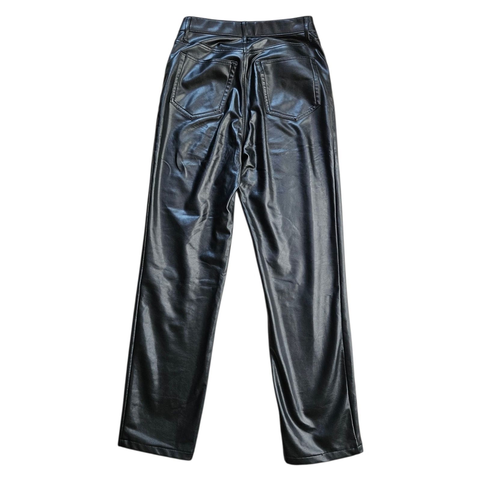 Abercrombie & Fitch Abercrombie & Fitch Criss-Cross Waist Vegan Leather 90s Sz 2 Size 26" / US 2 / IT 38 - 5 Thumbnail