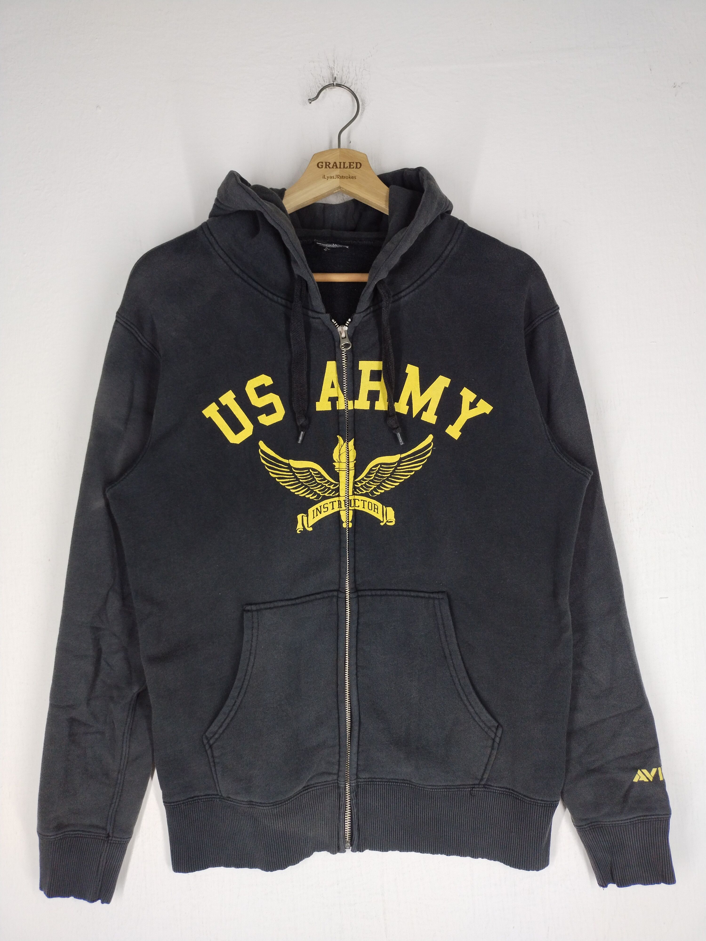 Avirex × Vintage Vintage Avirex PX US Army Zipper Hoodie Sweatshirt Size US M / EU 48-50 / 2 - 4 Thumbnail