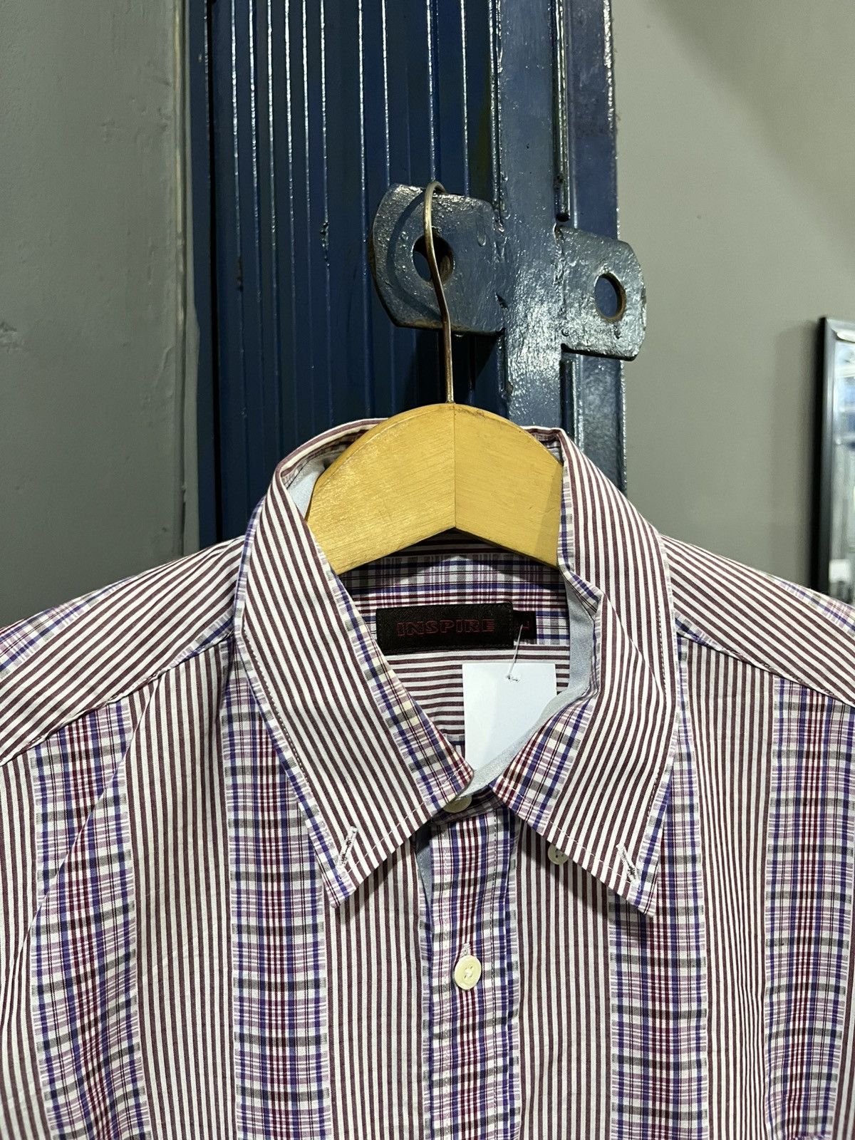 Tornado Mart inspire japan long sleeve button shirt /needles/cdg/visvim Size US L / EU 52-54 / 3 - 3 Thumbnail