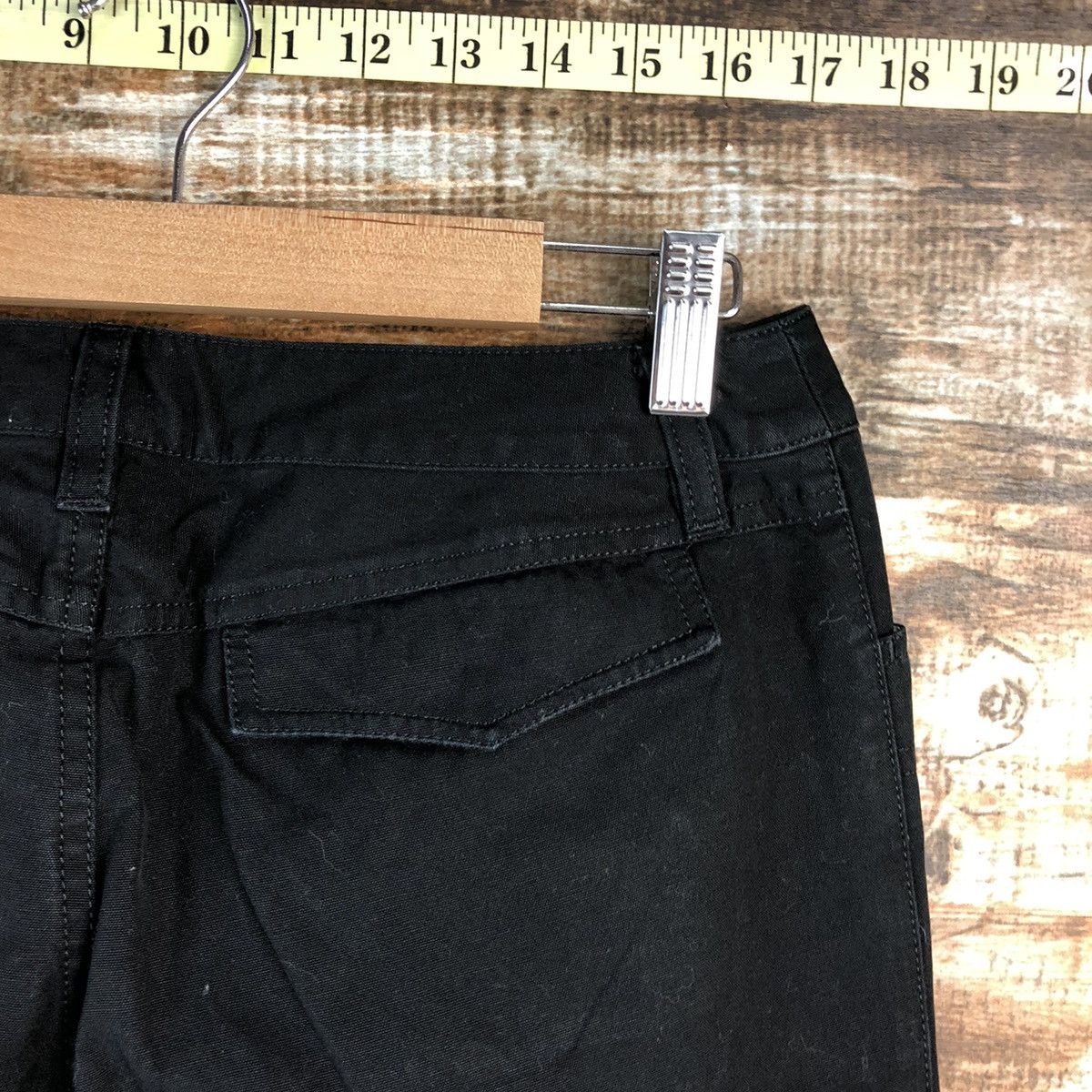 Japanese Brand A.V.V Black Cargo utility Multipocket Pants #A2436 Size 27" / US 4 / IT 40 - 19 Thumbnail