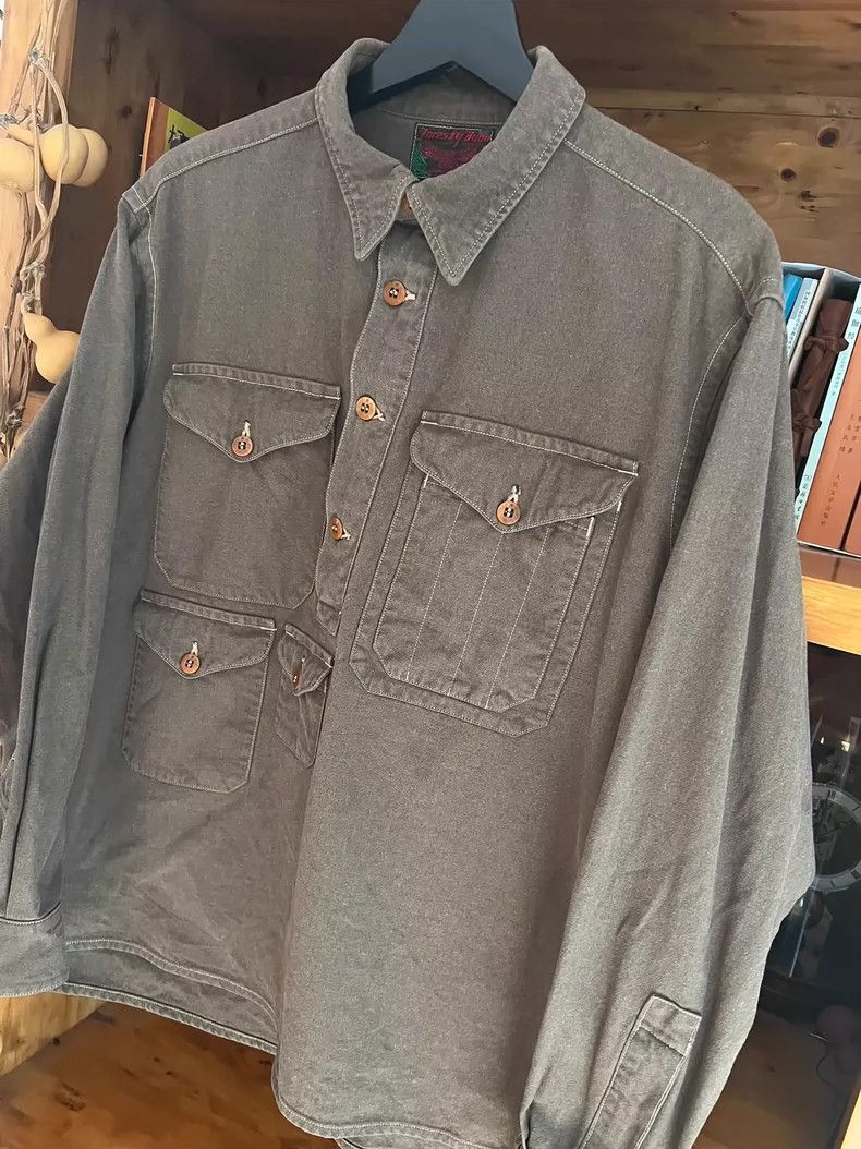 Freewheelers Freewheelers size 16 Vintage, fruit button, workwear, shi Size US S / EU 44-46 / 1 - 4 Thumbnail