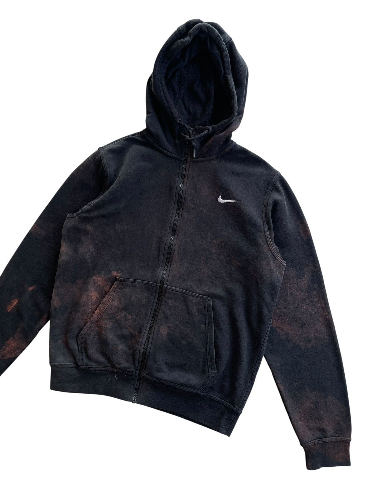 Nike SICK❗️Nike Faded Bleached Distressed Hoodies Sweater Size US M / EU 48-50 / 2 - 2 Thumbnail