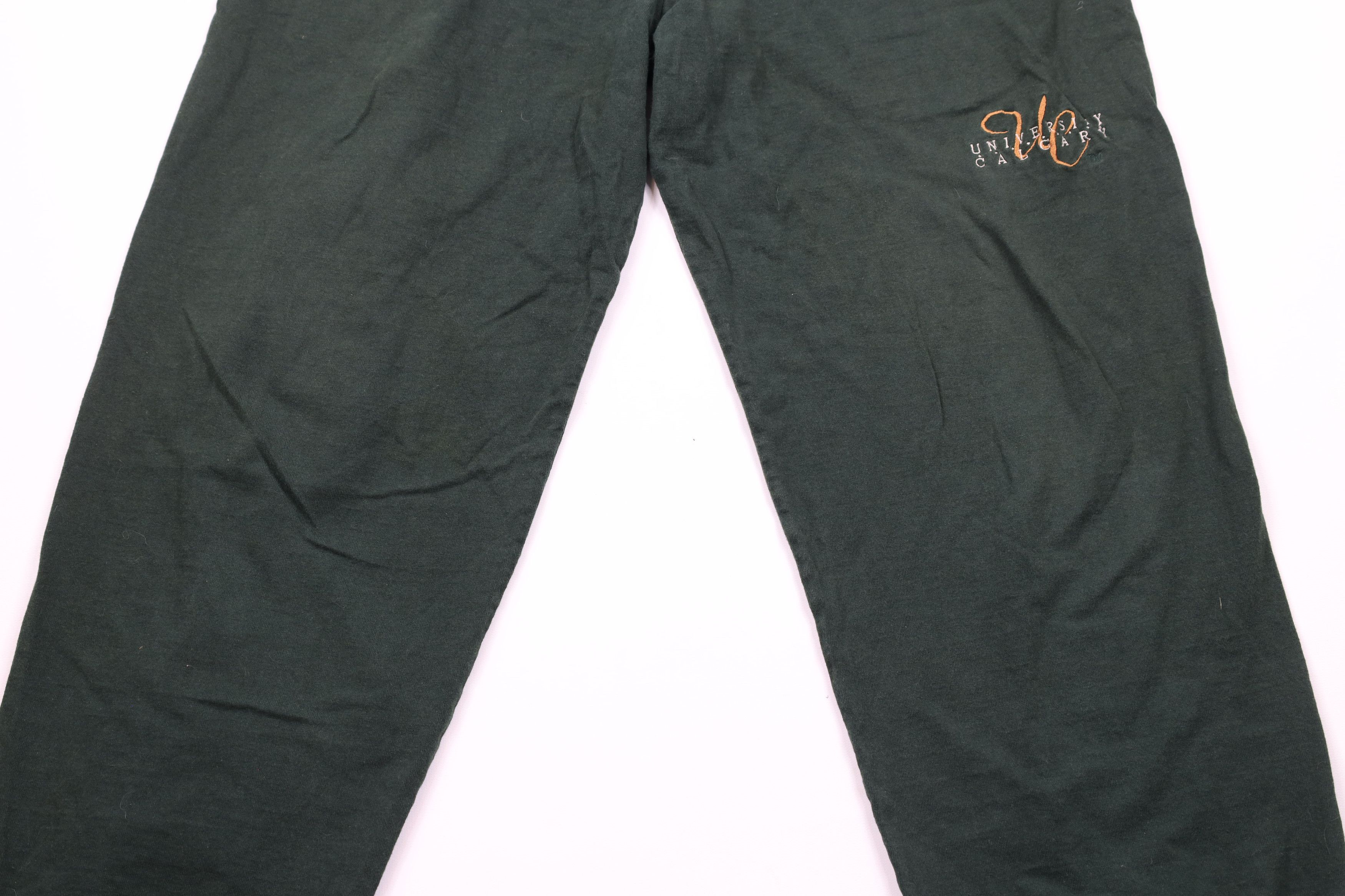 Vintage Vintage 90s Spell Out University of Calgary Joggers Pants Size US 34 / EU 50 - 3 Thumbnail