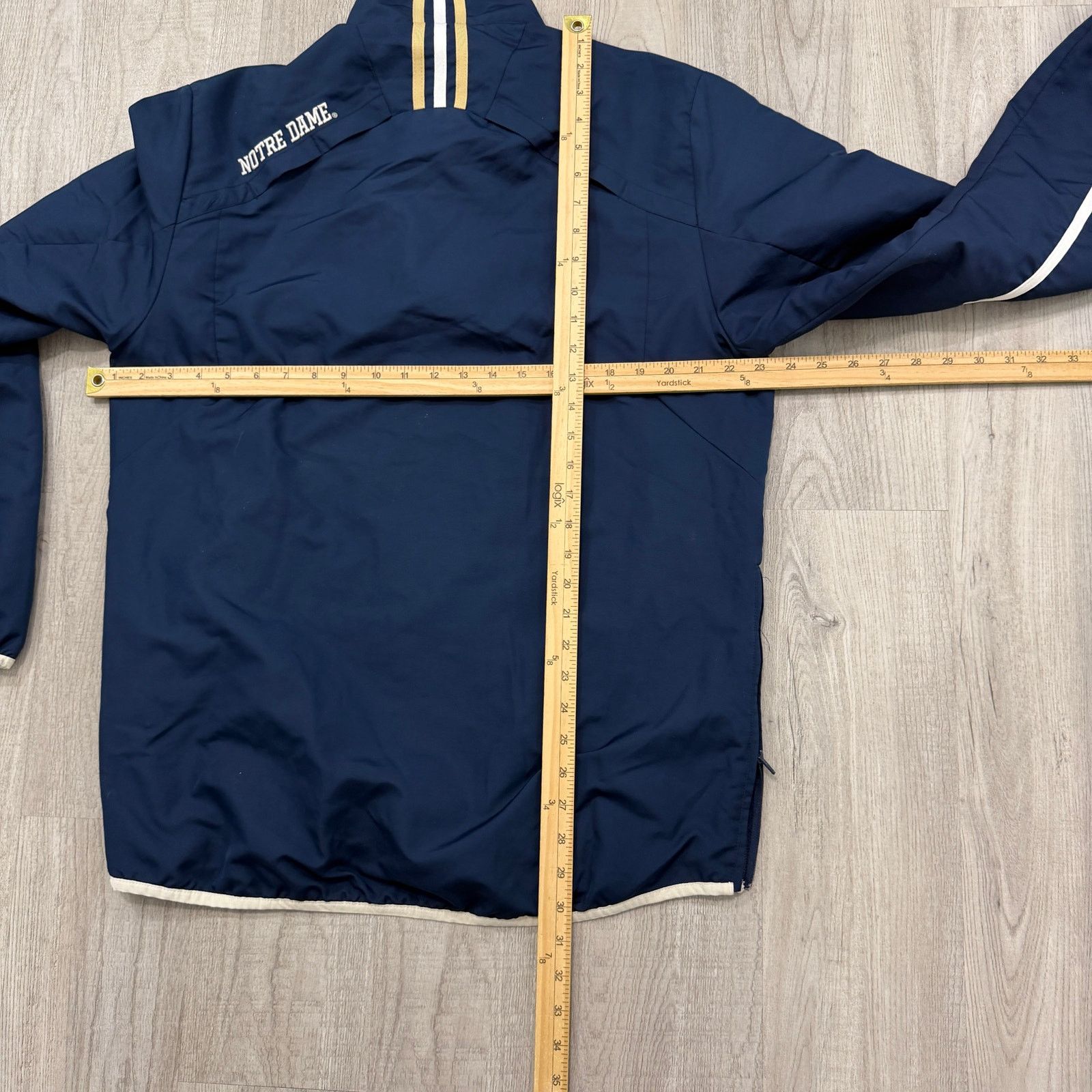 Adidas Adidas Notre Dame Fighting Irish 1/4 Zip Pullover Medium Size US M / EU 48-50 / 2 - 11 Thumbnail