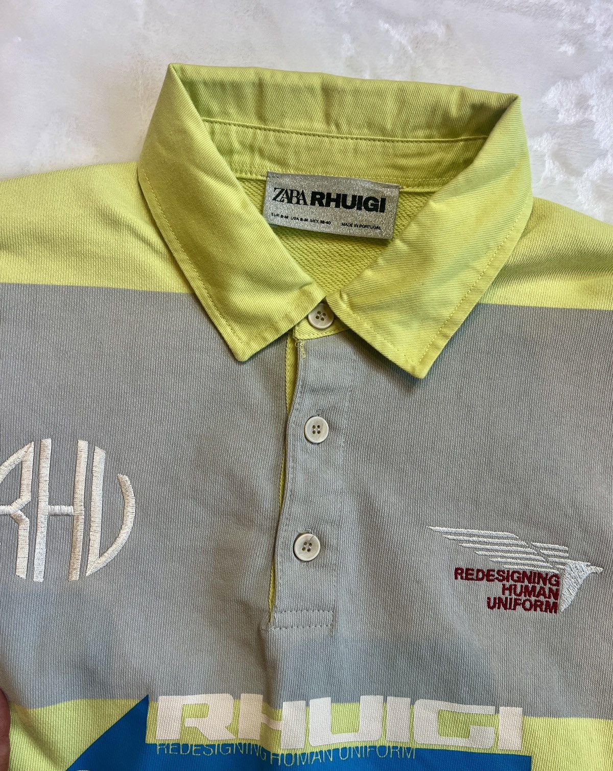 Rhude × Zara ZARA RHUIGI RHUDE Polo Shirt Long Sleeve Size US M / EU 48-50 / 2 - 4 Thumbnail