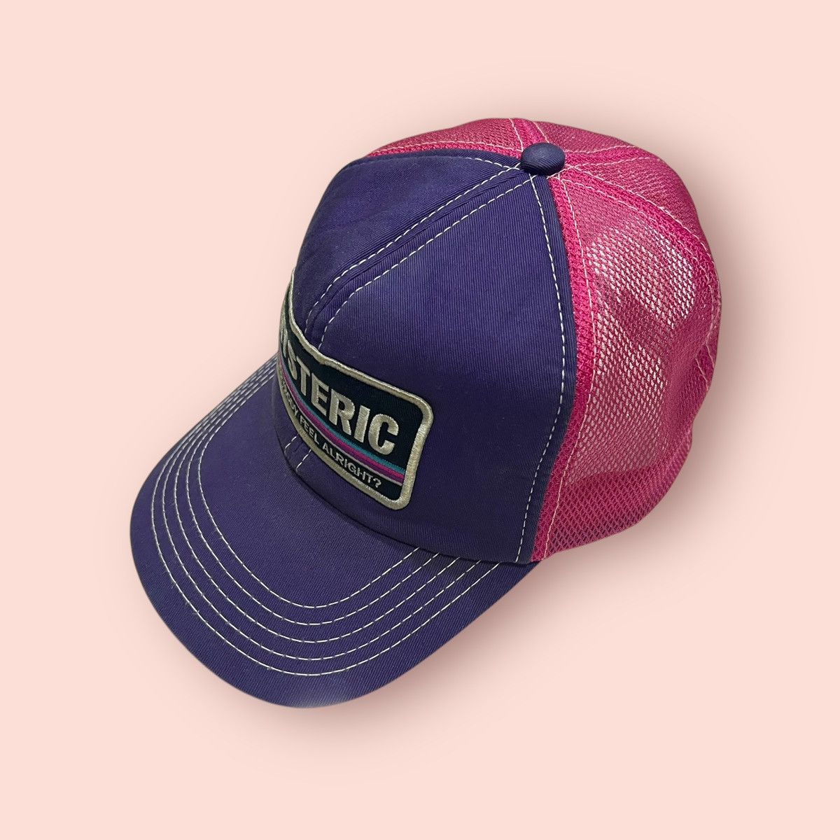 Hysteric Glamour × Japanese Brand VINTAGE HYSTERIC GLAMOUR TRUCKER SNAPBACK HAT Size ONE SIZE - 8 Thumbnail