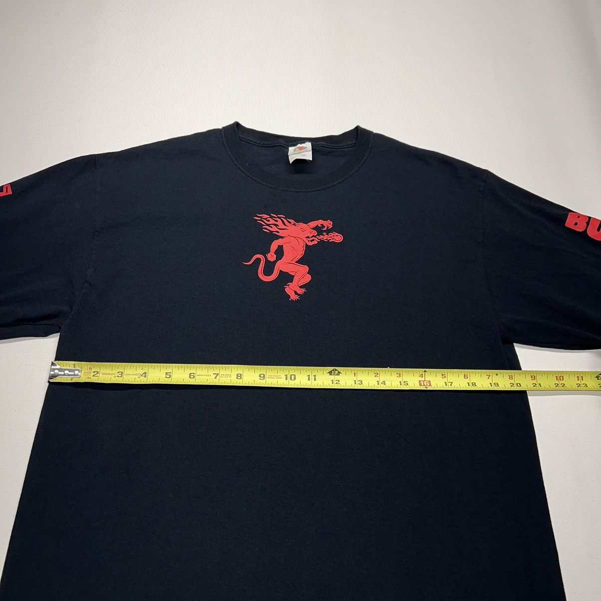 Vintage Fireball Whisky Tee Shirt Black Long Sleeve Promo Liquor Y2K Size US L / EU 52-54 / 3 - 16 Thumbnail