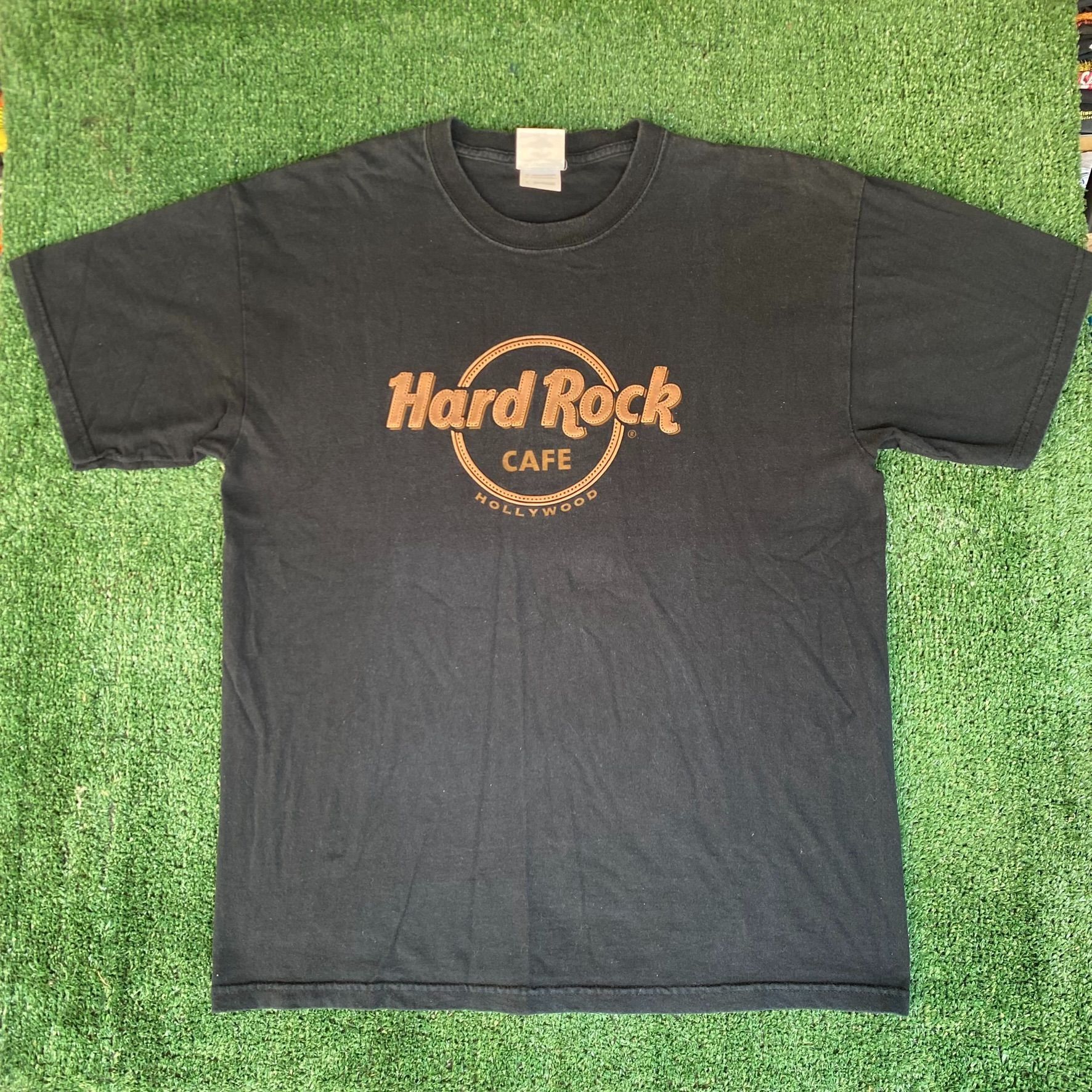 Hard Rock Cafe Vintage Y2K Hard Rock Cafe Shirt Black Hollywood Dot Logo Te Size US L / EU 52-54 / 3 - 1 Thumbnail