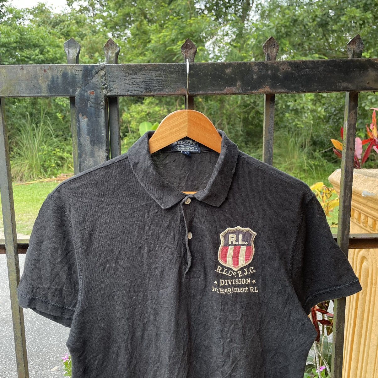 Polo Ralph Lauren 🔥Polo Ralph Lauren Jeans Company Big Number Logo Polo Shirts Size US L / EU 52-54 / 3 - 5 Thumbnail