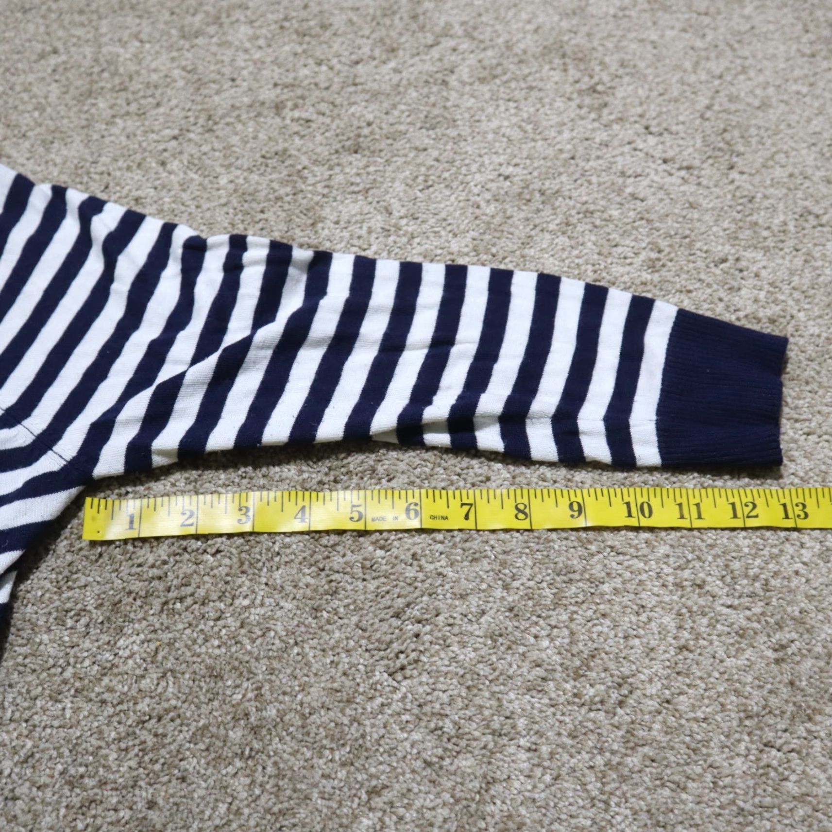 Vintage B. Moss Shirt Adult M Medium Blue Striped Long Sleeve Collared Women's Size M / US 6-8 / IT 42-44 - 6 Thumbnail