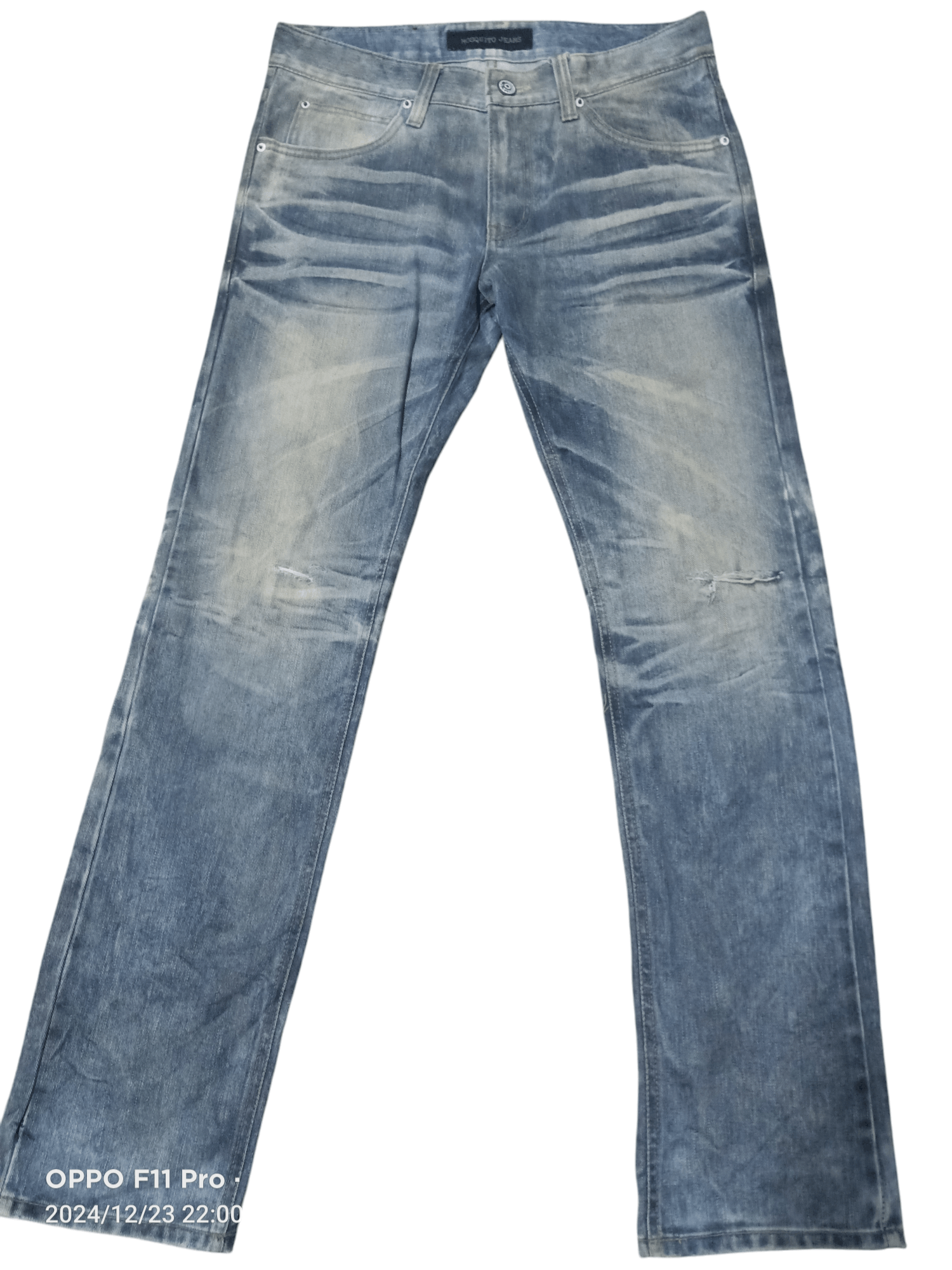 If Six Was Nine × Japanese Brand × Le Grande Bleu (L.G.B.) Mosquito Jeans Loose Denim Copper flare Size US 34 / EU 50 - 13 Thumbnail