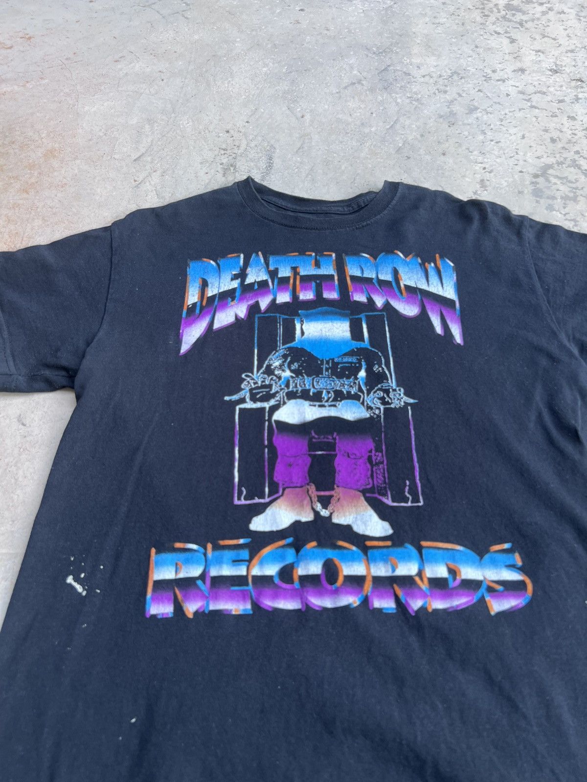 Rap Tees Death Row Records American rapper Tshirt Size US M / EU 48-50 / 2 - 2 Thumbnail