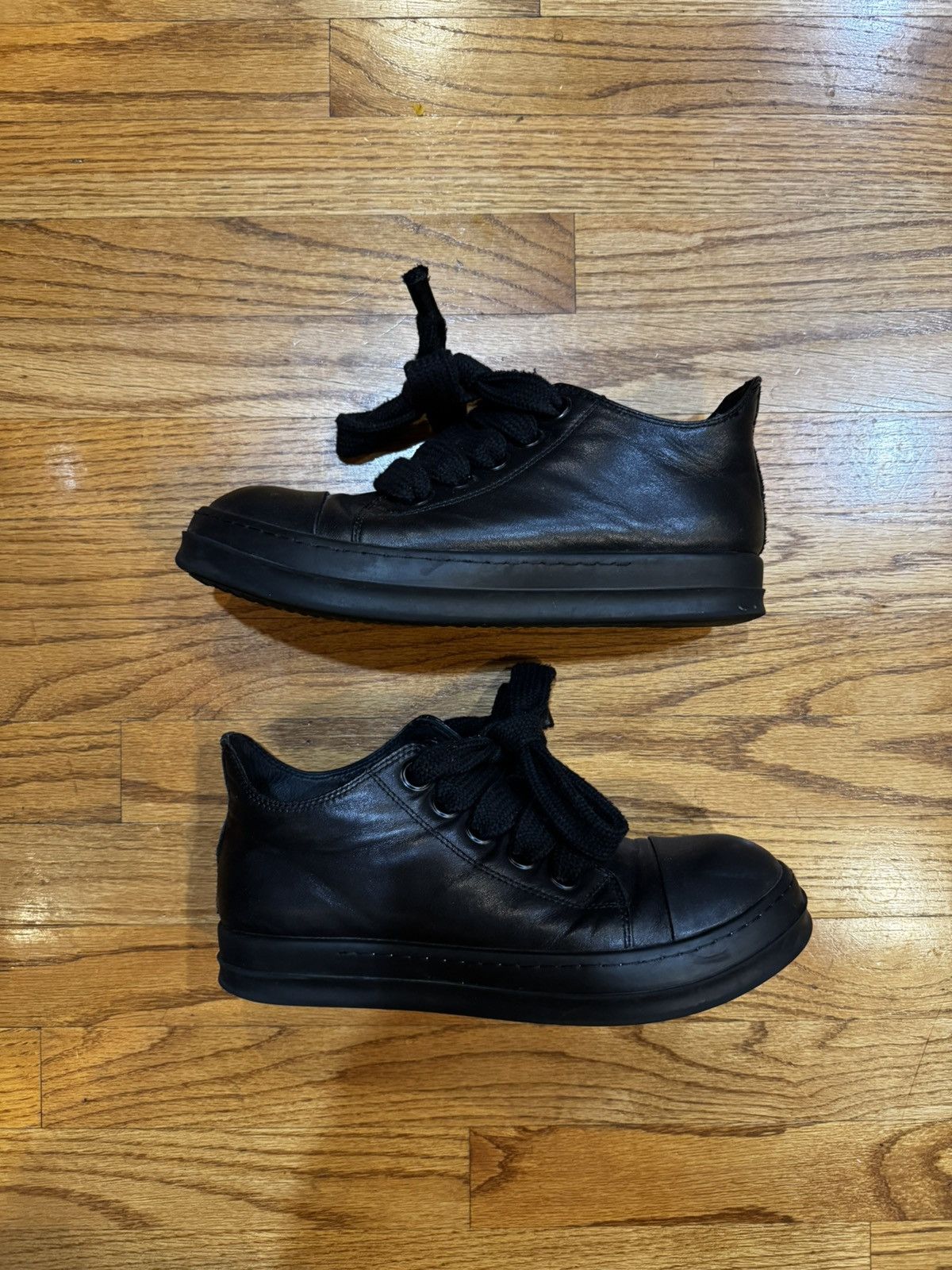 Rick Owens Double Black Rick Owens Ramones Size US 12 / EU 45 - 1 Thumbnail