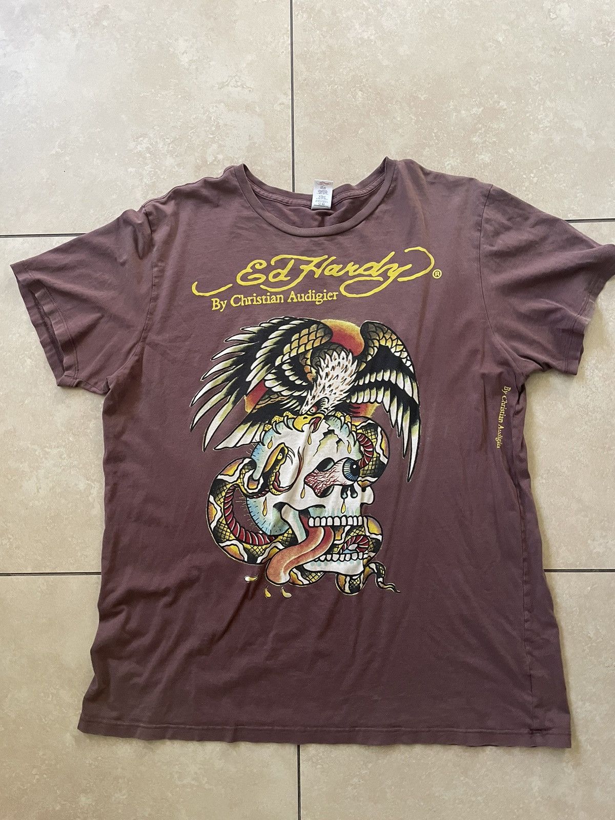 vintage ed hardy graphic tee shirt don’t ed hardy