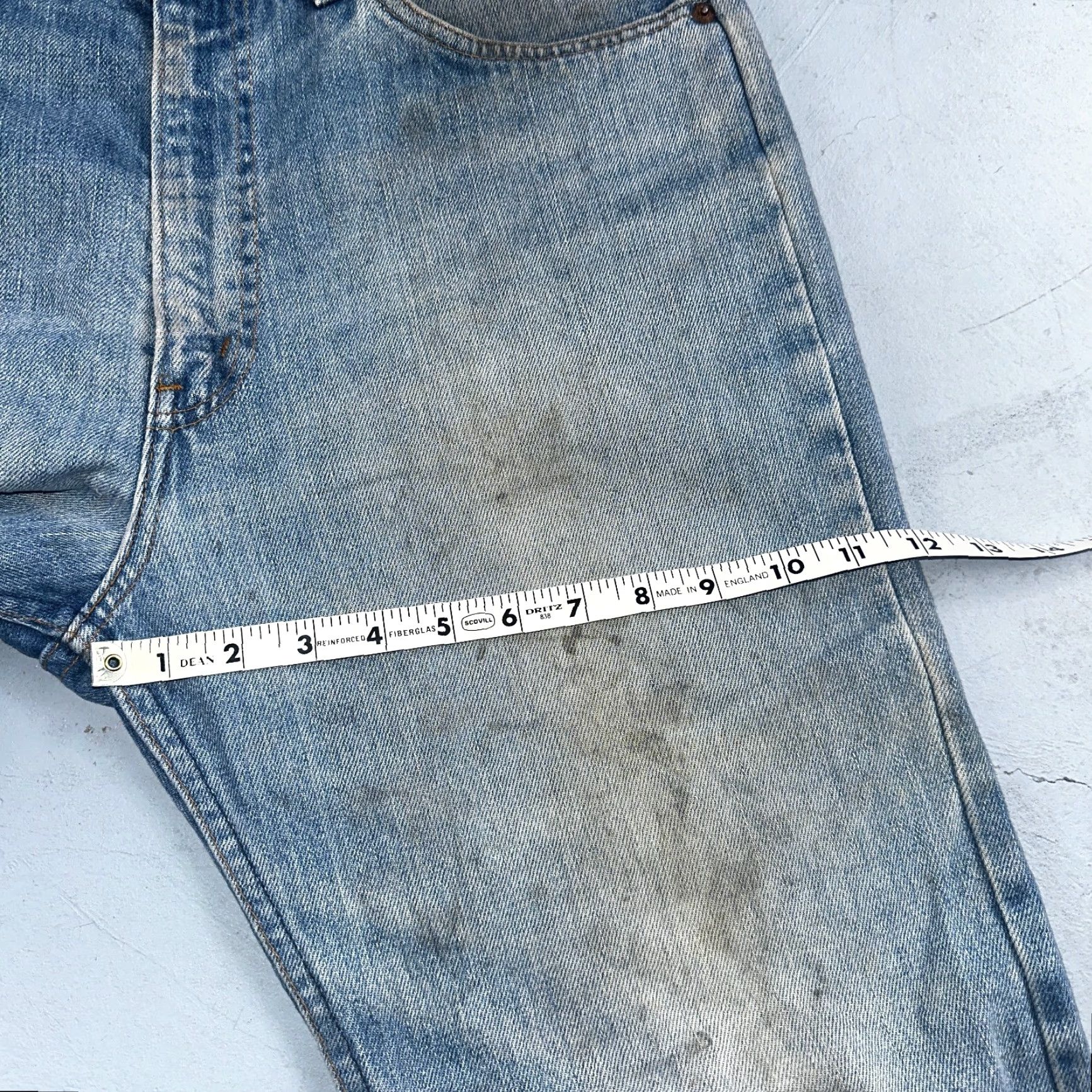 Levi's VINTAGE Levi's 517 Bootcut Jeans Men 34 Blue 80s USA Tan Tab Flare Denim Size US 34 / EU 50 - 7 Thumbnail