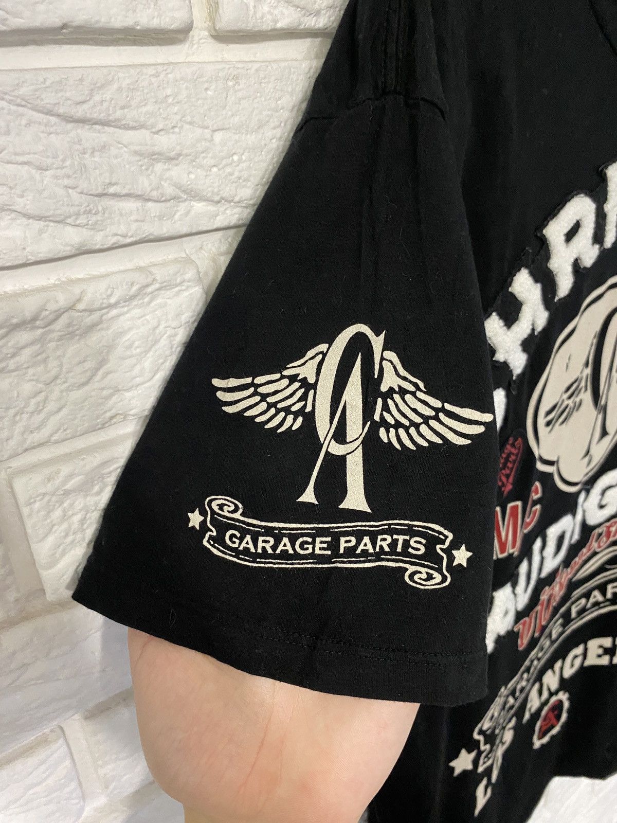 Christian Audigier × Ed Hardy × Vintage Vintage Christian Audigier DSWT Puff Print Patch T Shirt Y2K Size US L / EU 52-54 / 3 - 4 Thumbnail