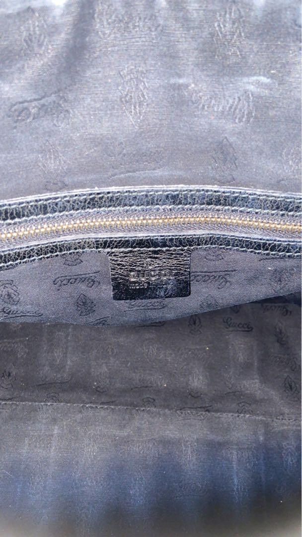 Gucci Gucci - Monogram Boston Bag Mini Trotter Shima Black Fur Size ONE SIZE - 8 Thumbnail