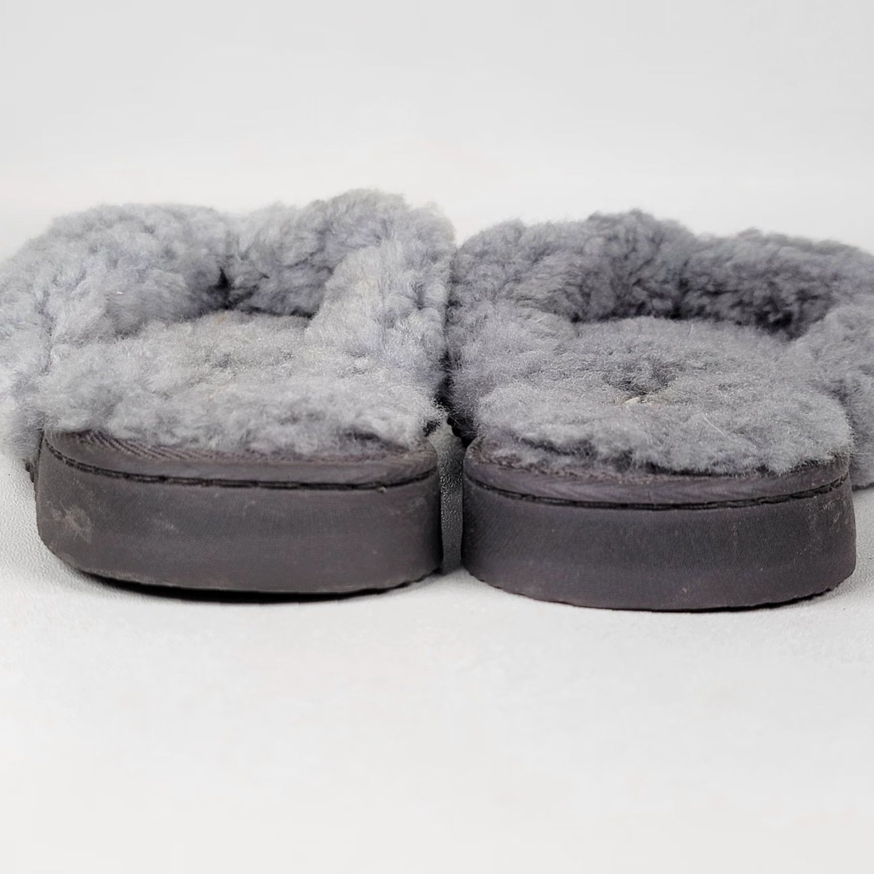 Vintage Fireside by Dearfoams Slippers Womens 10 Cairns Gray Casual Comfort Thong Slide Size US 10 / IT 40 - 6 Thumbnail