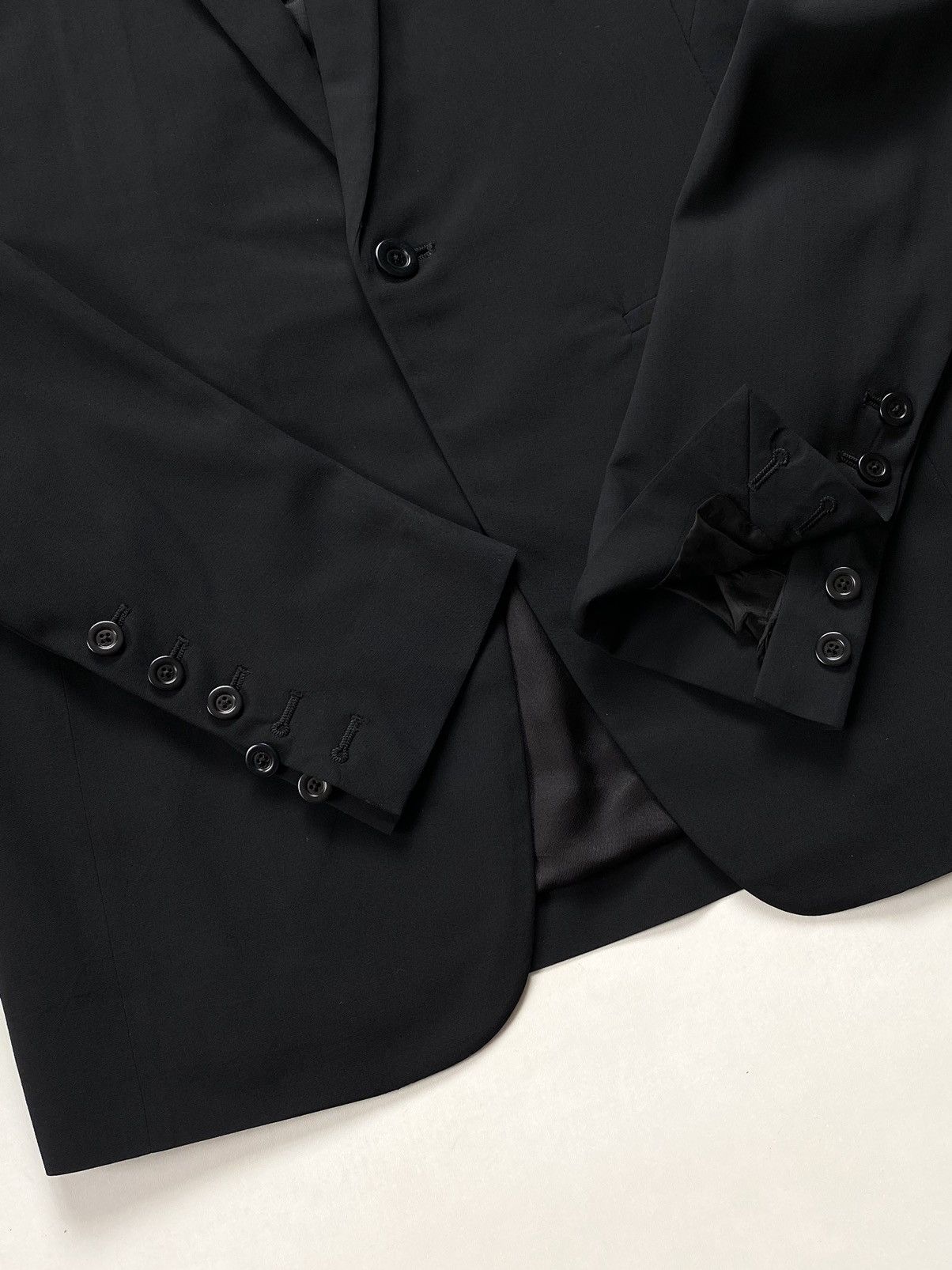 Rick Owens 🔥Rick Owens Soft Wool Single Button Tailored Jacket Black Size US M / EU 48-50 / 2 - 7 Thumbnail