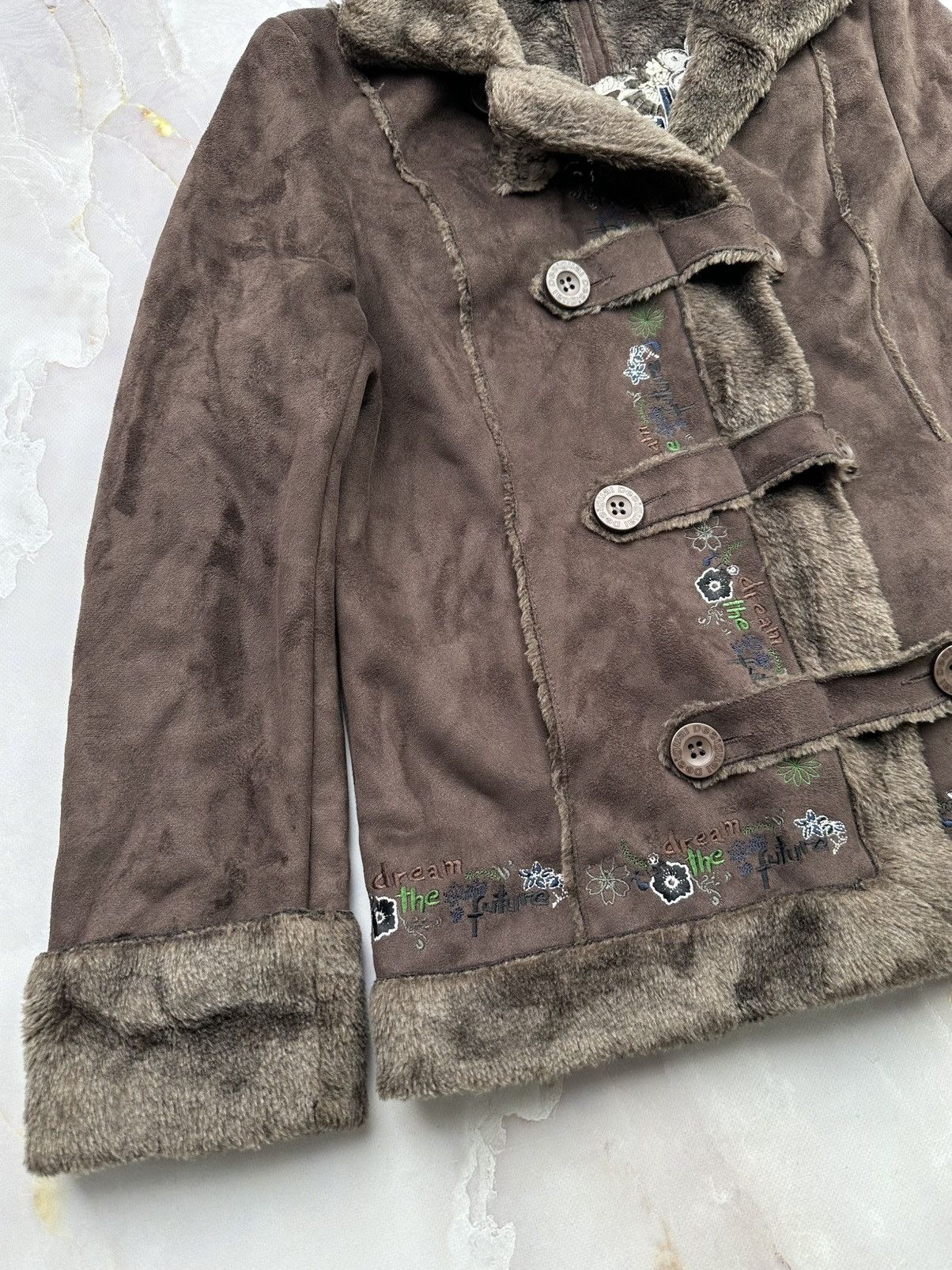 Desigual Desigual Faux Fur Coat Size M / US 6-8 / IT 42-44 - 4 Thumbnail
