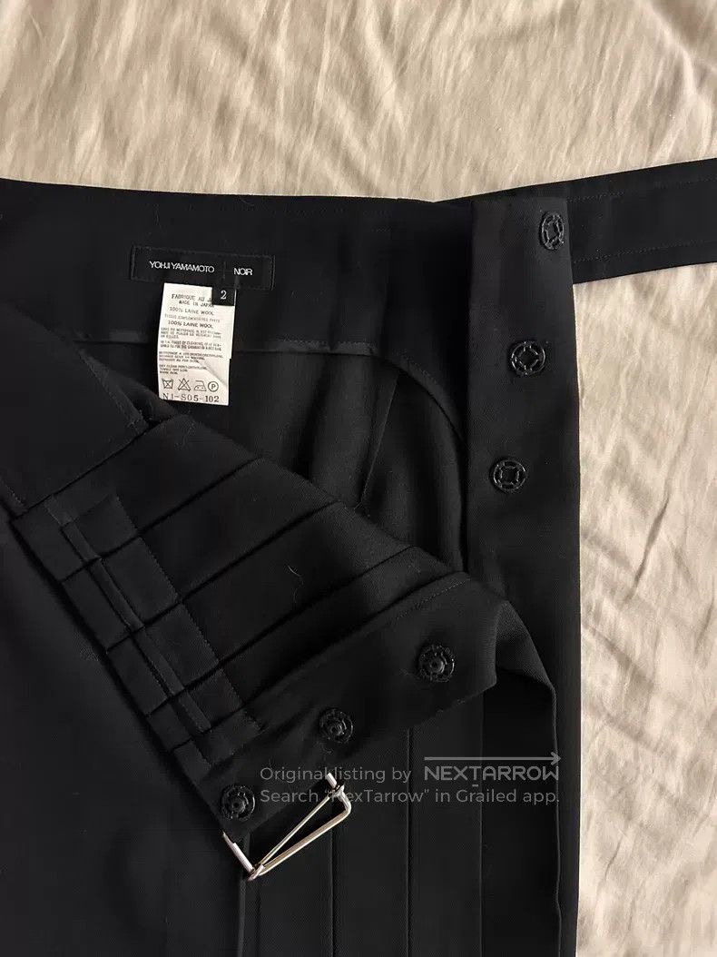 Yohji Yamamoto Yohji Yamamoto size 2 Wool pleated paneled skirt Size 24" / US 00 / IT 34 - 2 Thumbnail